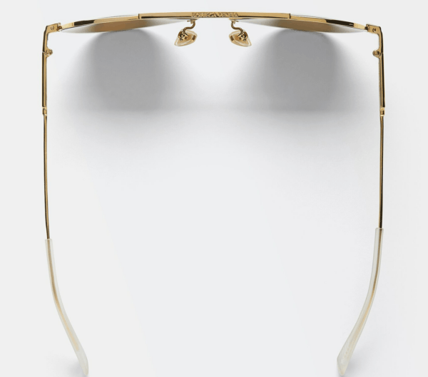 Bottega Veneta o1loc1c1224 Size: OS / 691532 Classic Gold Glasses in Gold Size ONE SIZE - 3 Thumbnail