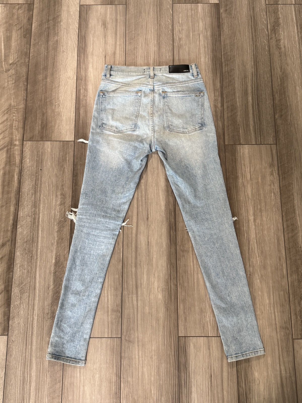 Amiri Amiri MX1 Skinny Blue Black Patch Size US 26 / EU 42 - 9 Thumbnail