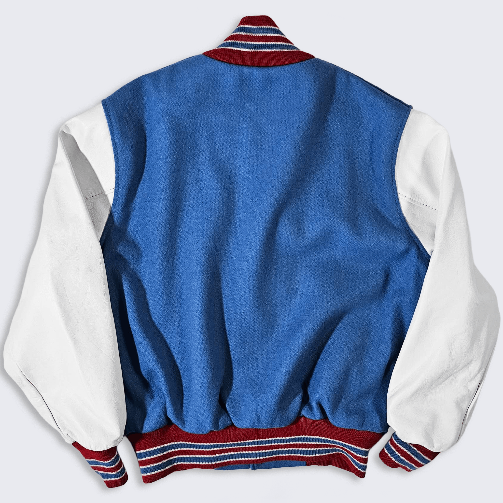NFL Houston Oilers Vintage 80s Letterman Varsity Jacket Size US M / EU 48-50 / 2 - 2 Thumbnail