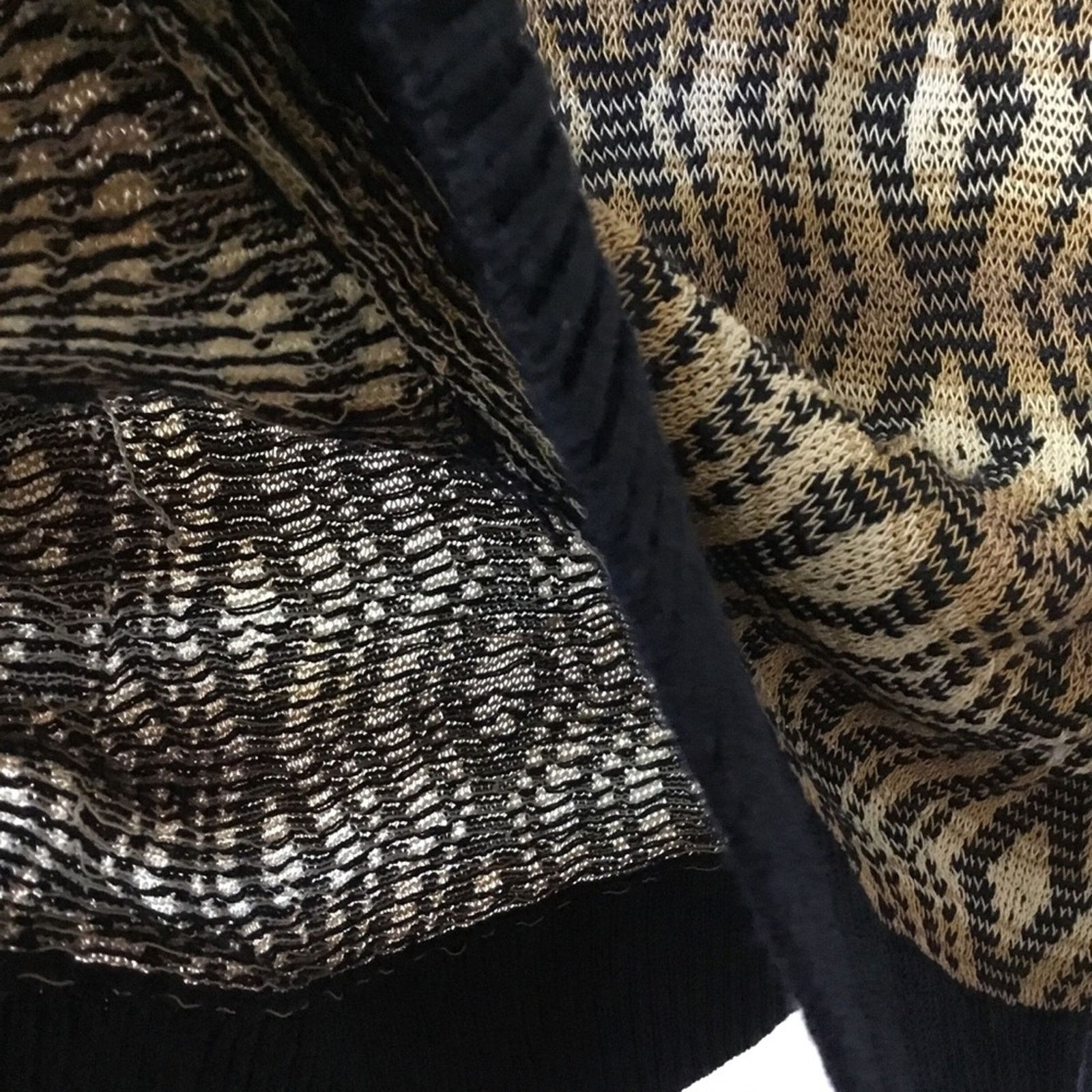 Club Monaco Club Monaco Brown Diamond-Patterned Knit Top Size S / US 4 / IT 40 - 9 Thumbnail