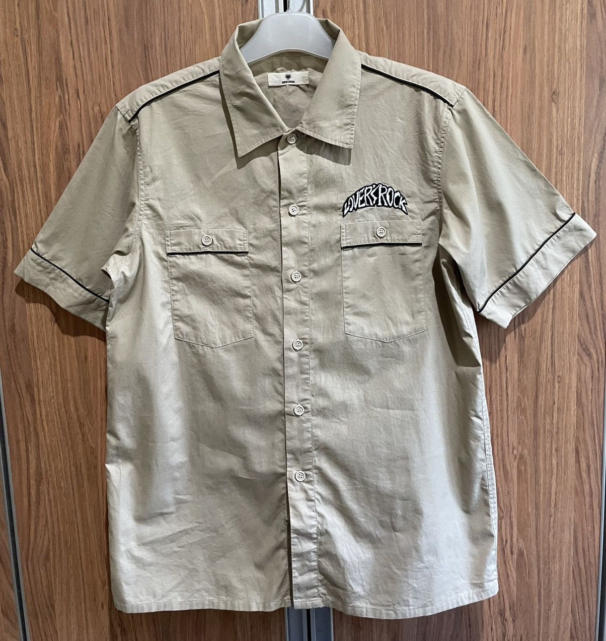 Super Lovers SUPER LOVERS WORKSHIRT BOWLING SHIRT Size US L / EU 52-54 / 3 - 3 Thumbnail
