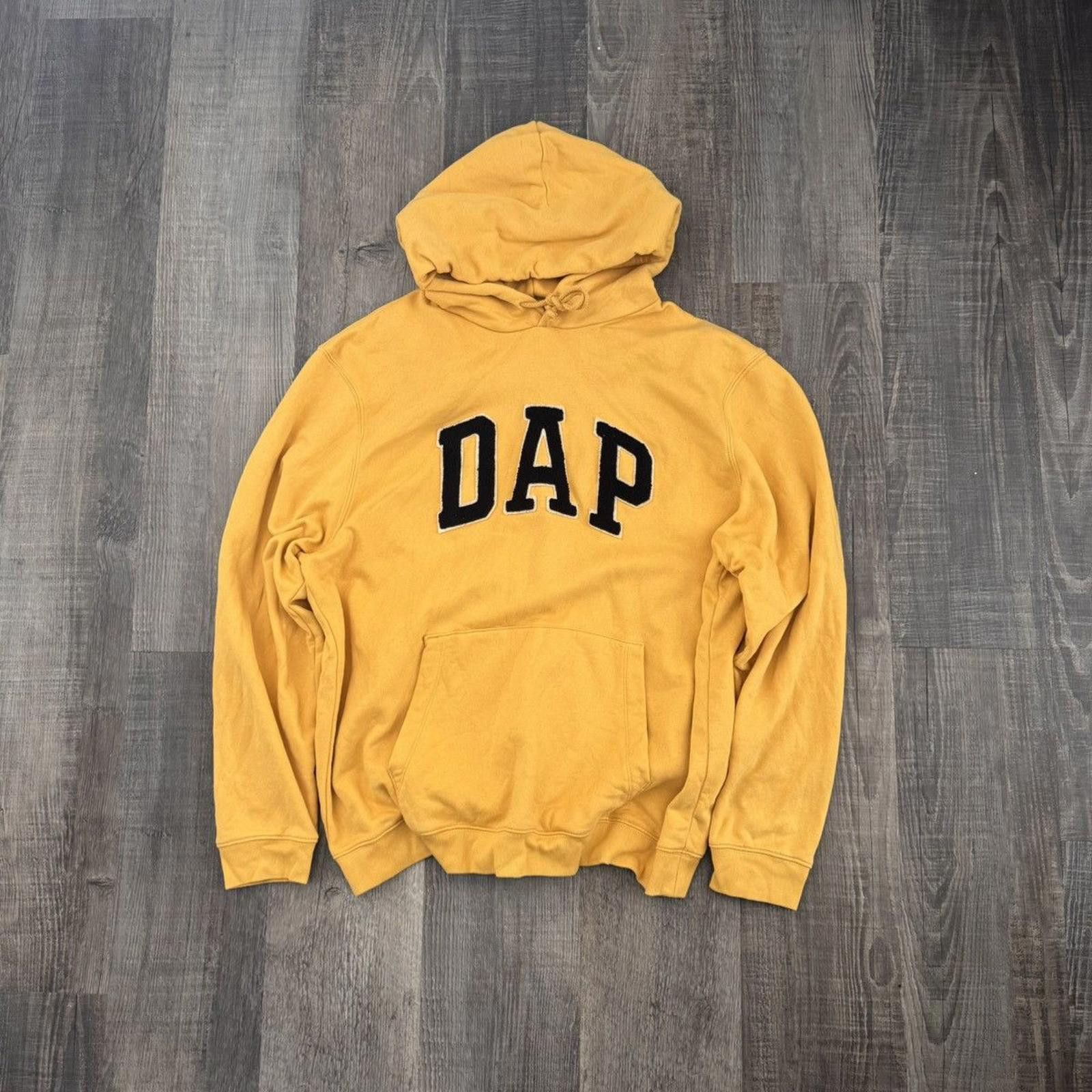 Gap GAP • VINTAGE Hoodie "Yellow" (XL) Size US XL / EU 56 / 4 - 1 Thumbnail