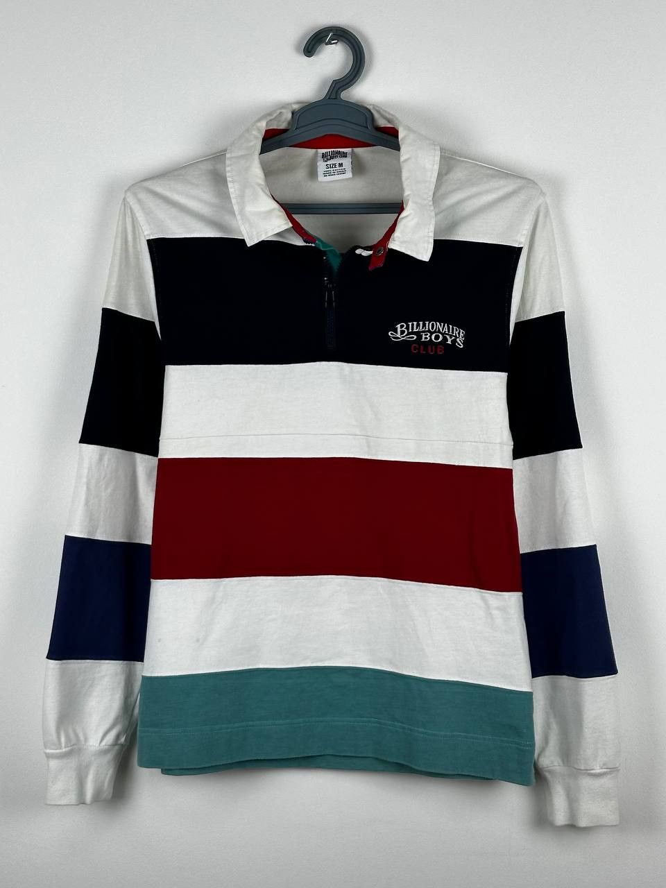 Billionaire Boys Club BILLIONAIRES BOYS CLUB Striped Colourful LS Polo Shirt Size US M / EU 48-50 / 2 - 1 Thumbnail