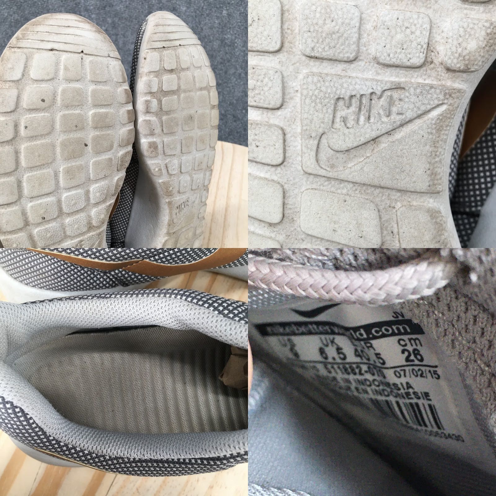 Nike Nike Roshe One Shoes Womens 9 Gray Lace Up Low Top Sneakers - Nike Roshe Running Shoes Womens 9 Gray Size M / US 6-8 / IT 42-44 - 9 Thumbnail
