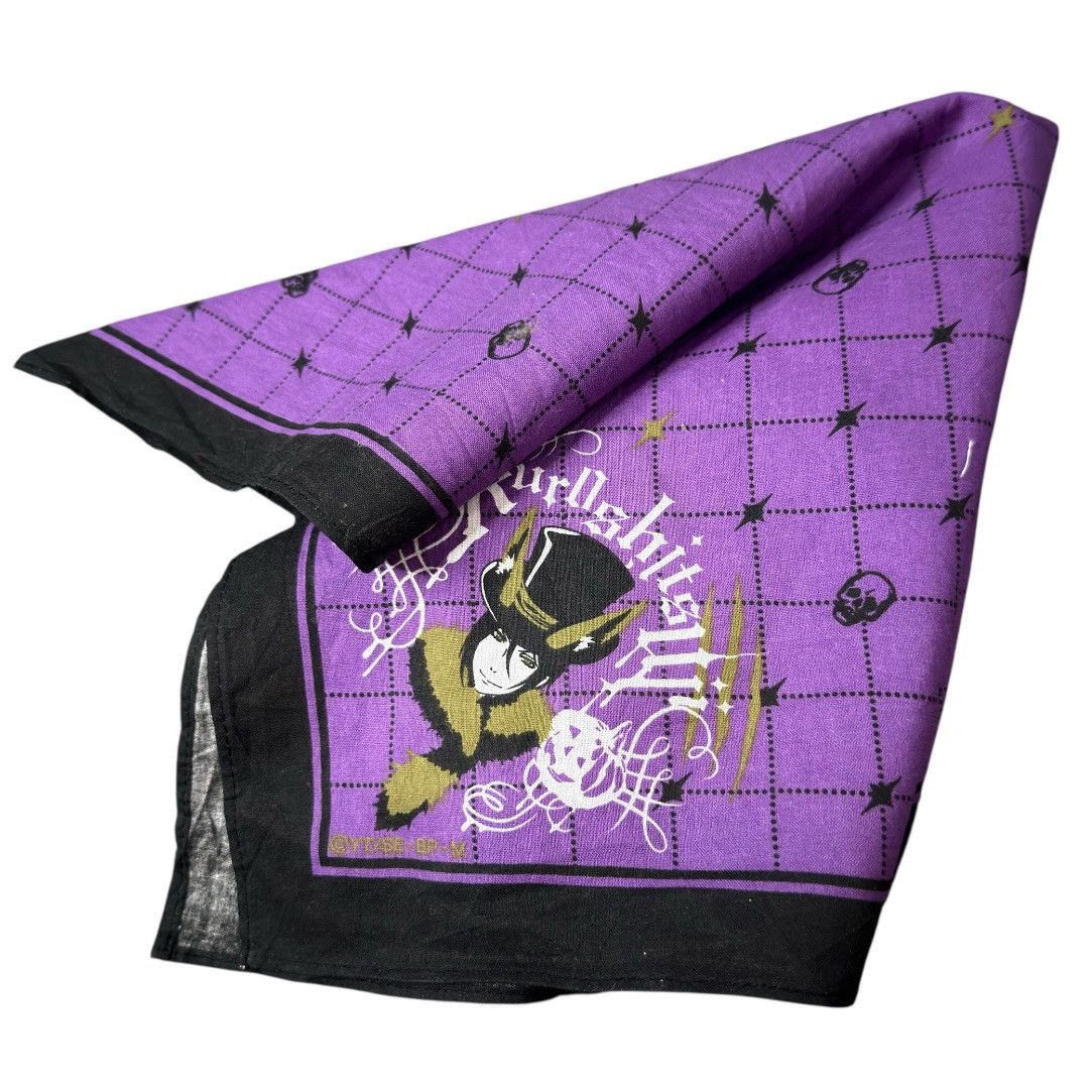Hysteric Glamour Anime Black Butler Kuroshisuji Handkerchief Bandana Archive Size ONE SIZE - 1 Thumbnail