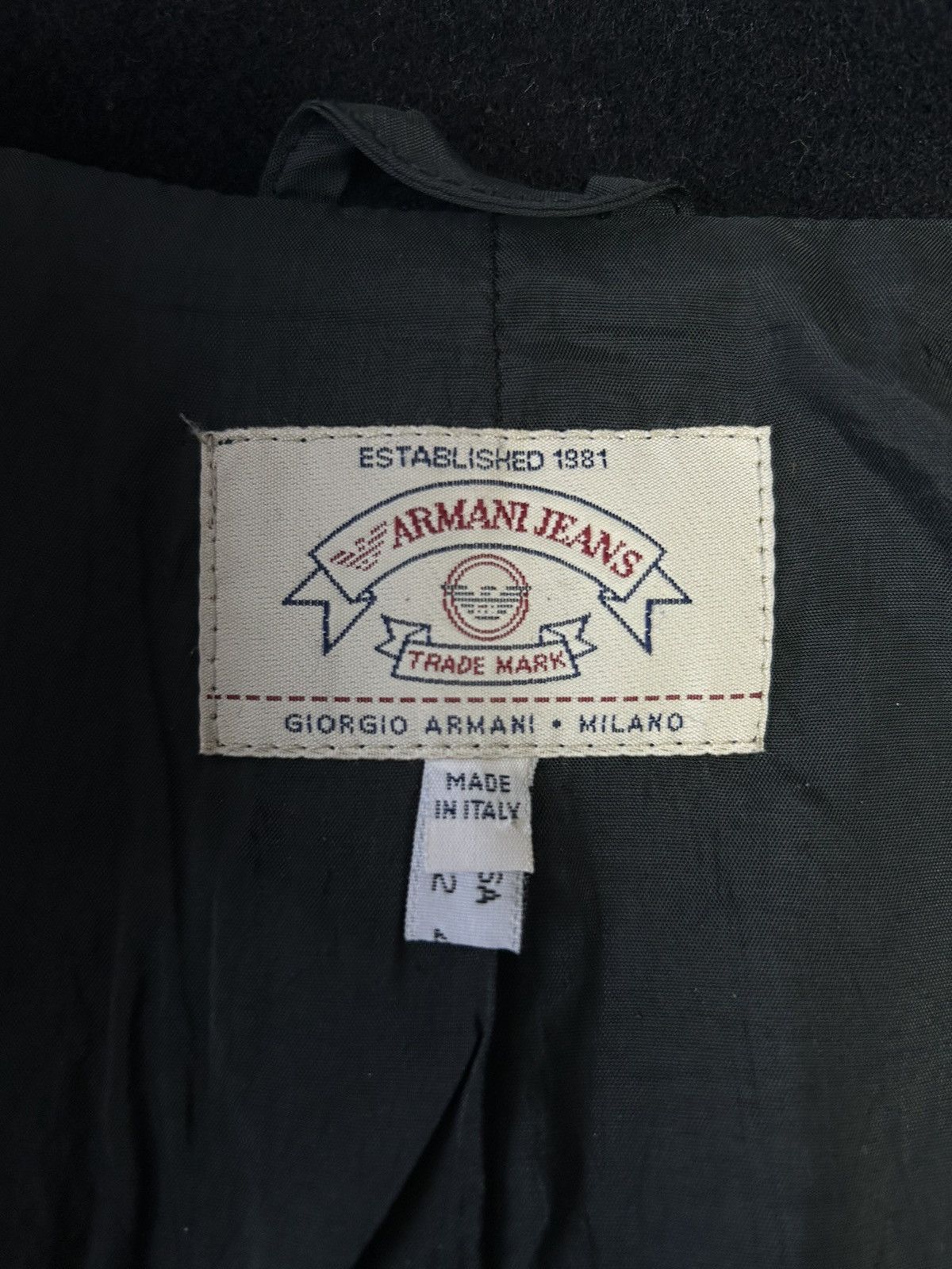 Armani Exchange × Designer × Giorgio Armani GIORGIO ARMANI WOOL LONG COAT MADE IN ITALY Size US M / EU 48-50 / 2 - 5 Thumbnail