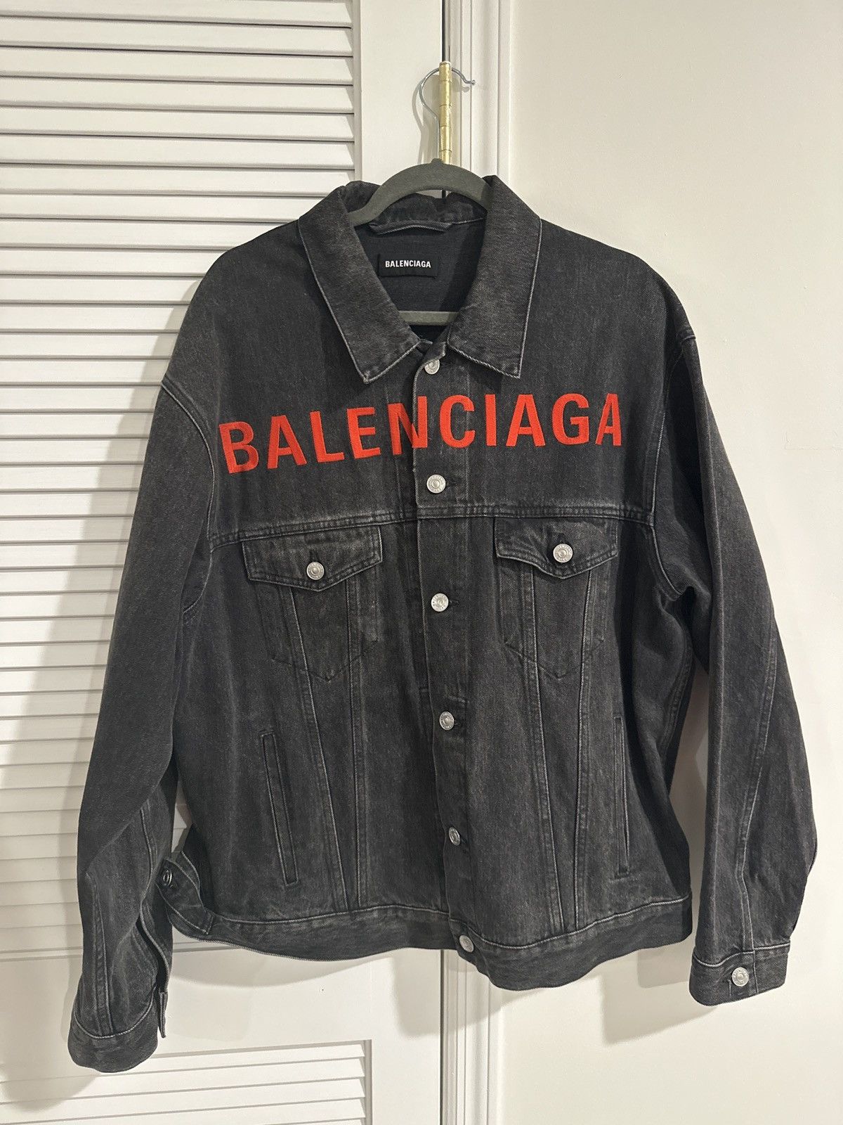 Balenciaga Balenciaga Denim Jacket Size US M / EU 48-50 / 2 - 5 Thumbnail