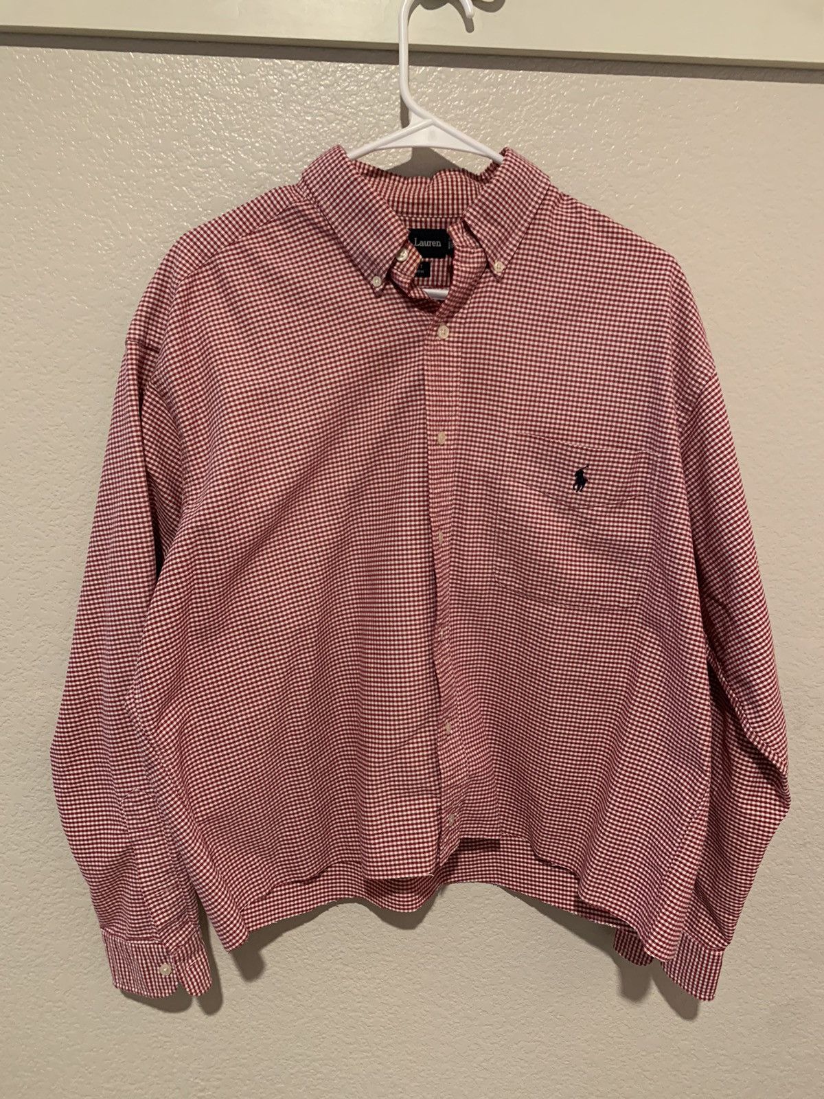 Ralph Lauren Cropped Ralph Lauren checkered button down Size US M / EU 48-50 / 2 - 1 Thumbnail