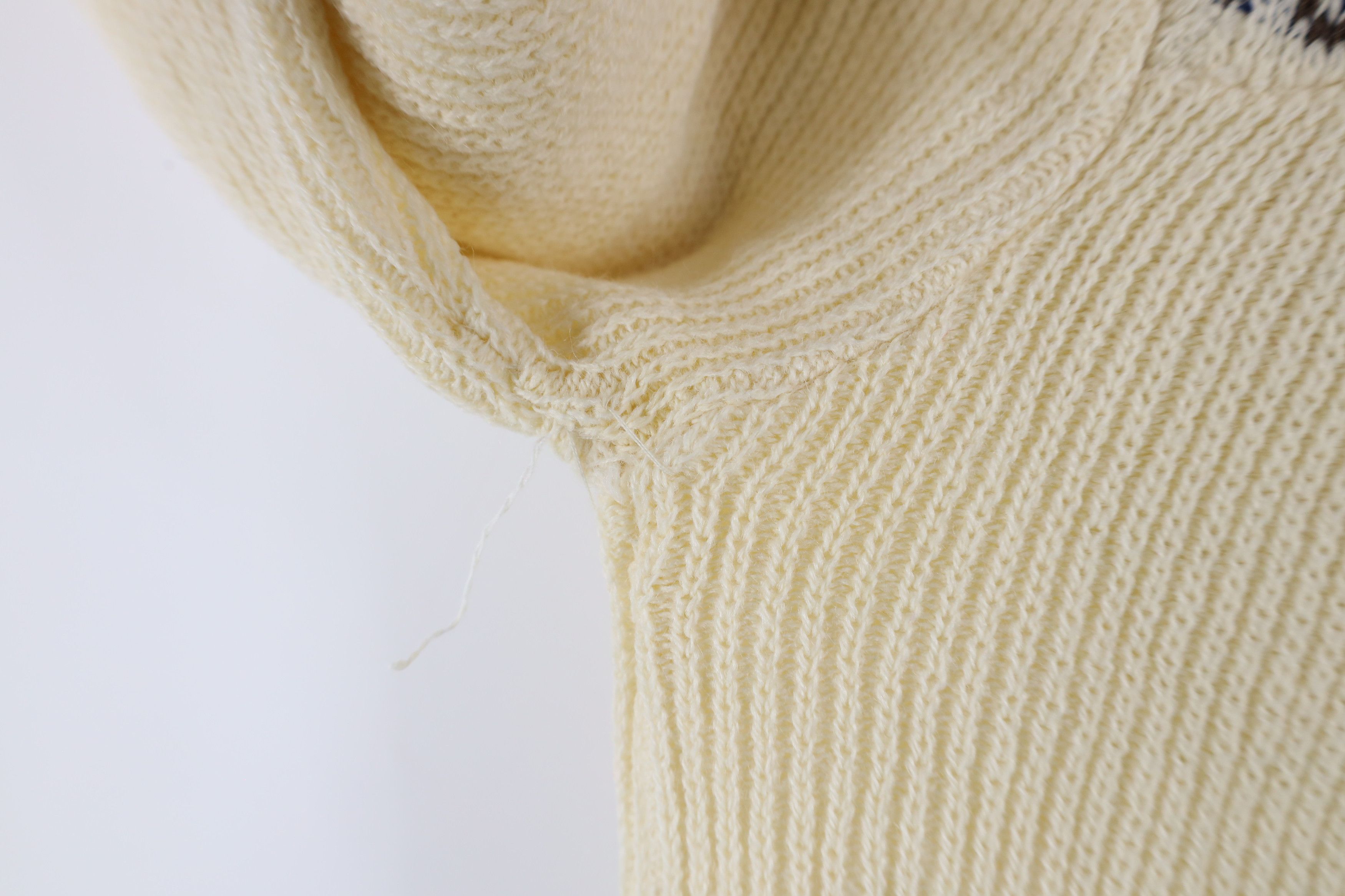 Vintage Vintage 70s Mid Century Modern MCM Ribbed Knit Sweater USA Size M / US 6-8 / IT 42-44 - 6 Thumbnail