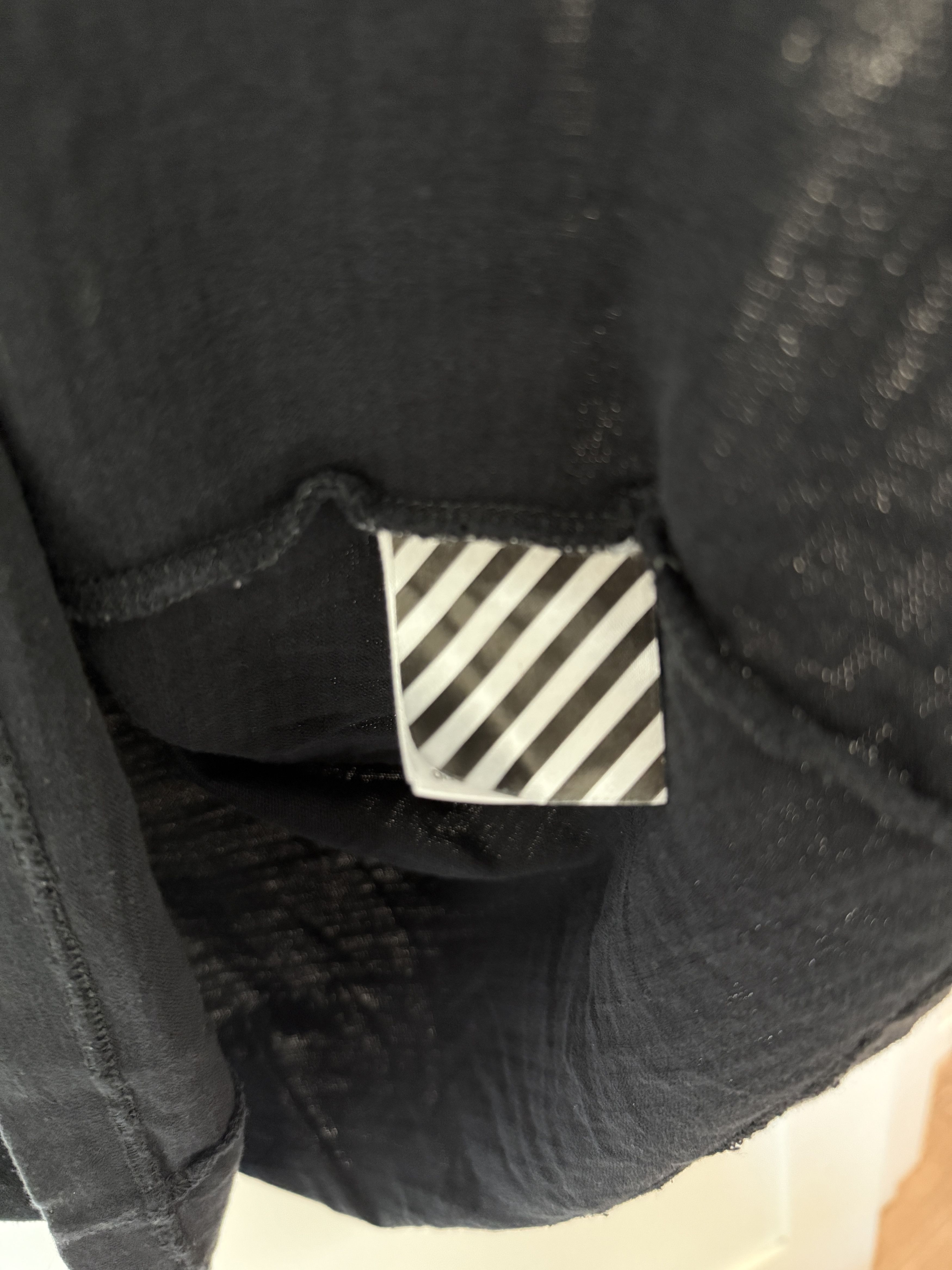 Off-White Off-White Care Of Mirror Tee Black Oversized L Size US L / EU 52-54 / 3 - 4 Thumbnail