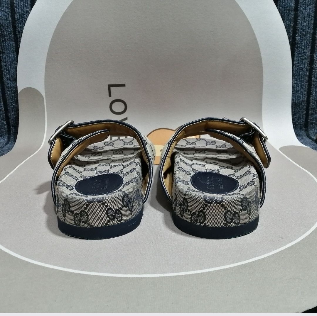 Gucci Gucci Logo Print Slide Sandals Size US 8 / EU 41 - 2 Thumbnail