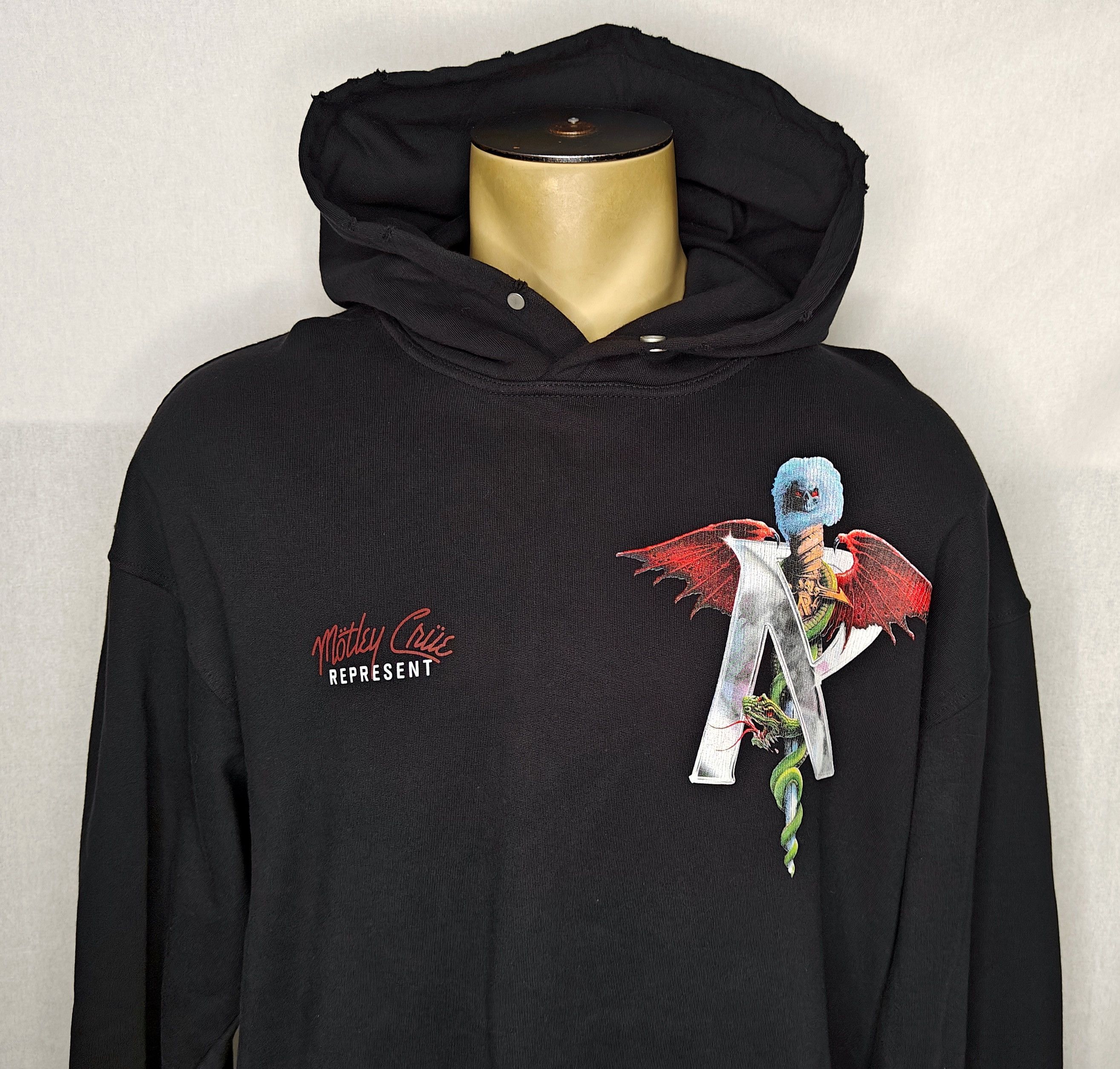 Represent Clo. Represent x Motley Crue metal rock band hoodie sweatshirt Size US L / EU 52-54 / 3 - 2 Thumbnail
