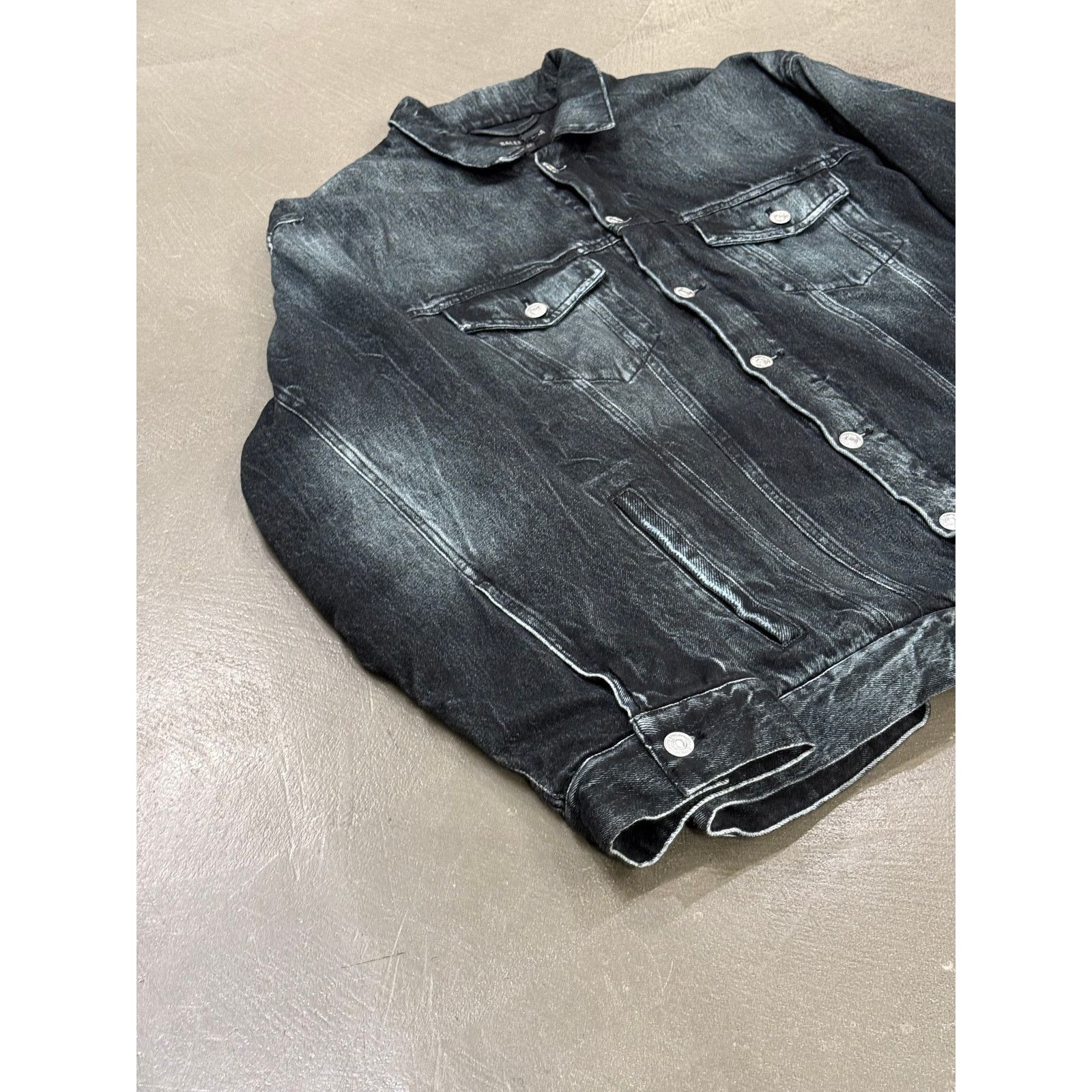 Balenciaga 2020 Balenciaga trompe l'oeil heavy cotton jacket Size US M / EU 48-50 / 2 - 6 Thumbnail