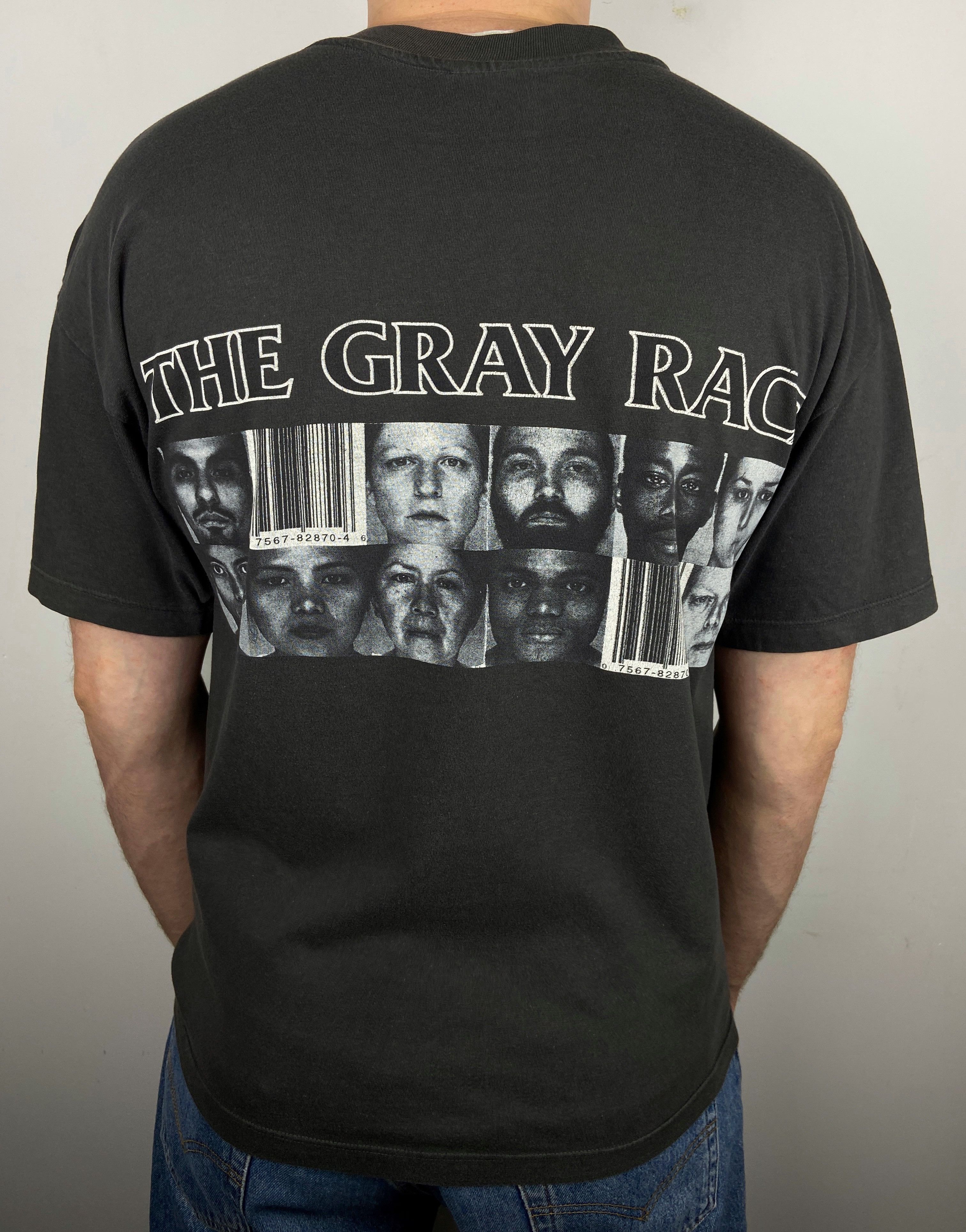 Band Tees 90s Vintage Bad Religion The Gray Race Rock Band T Shirt Tee Size US XL / EU 56 / 4 - 4 Thumbnail