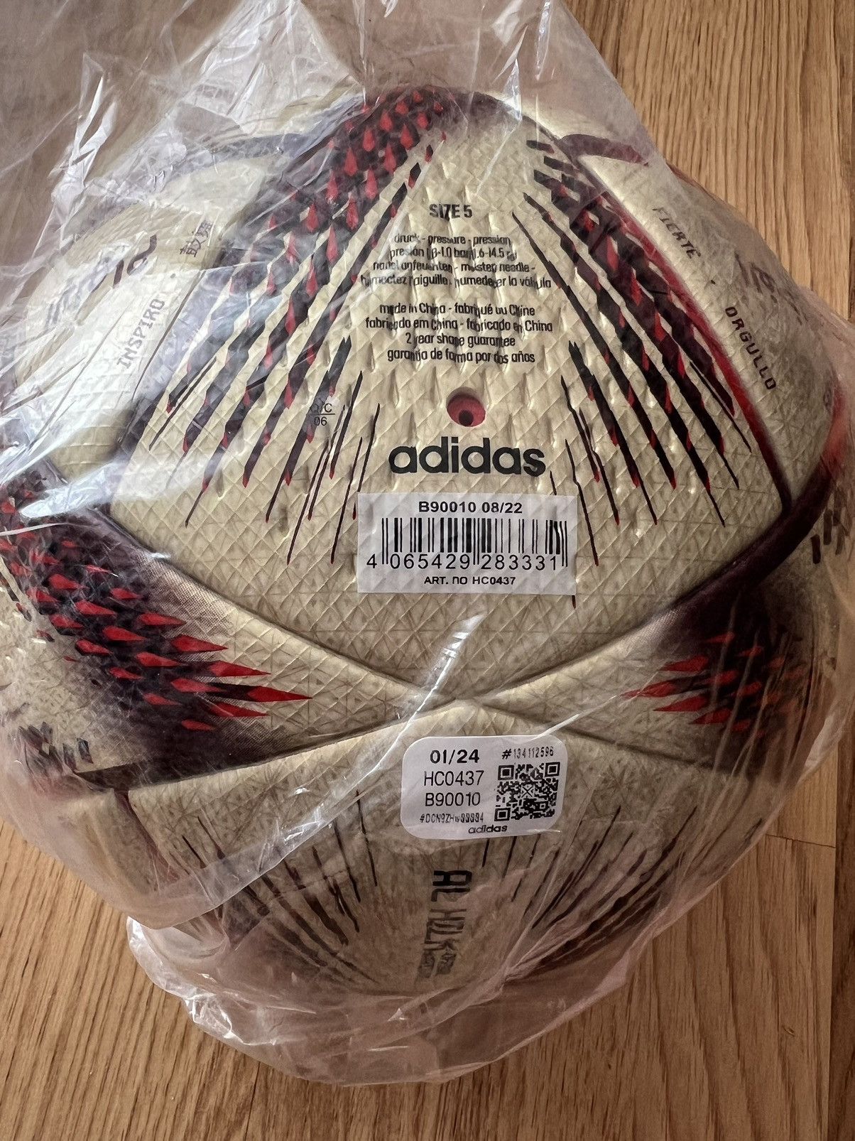 Adidas Soccer match ball Adidas Al-Hilm Finale Qatar OMB 22/23 Size ONE SIZE - 6 Thumbnail