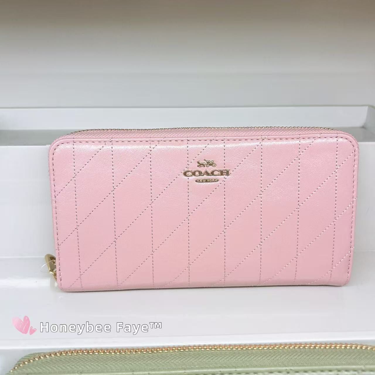 Coach Long Zip Around Wallet With Quilting CEL63 Size ONE SIZE - 2 Thumbnail