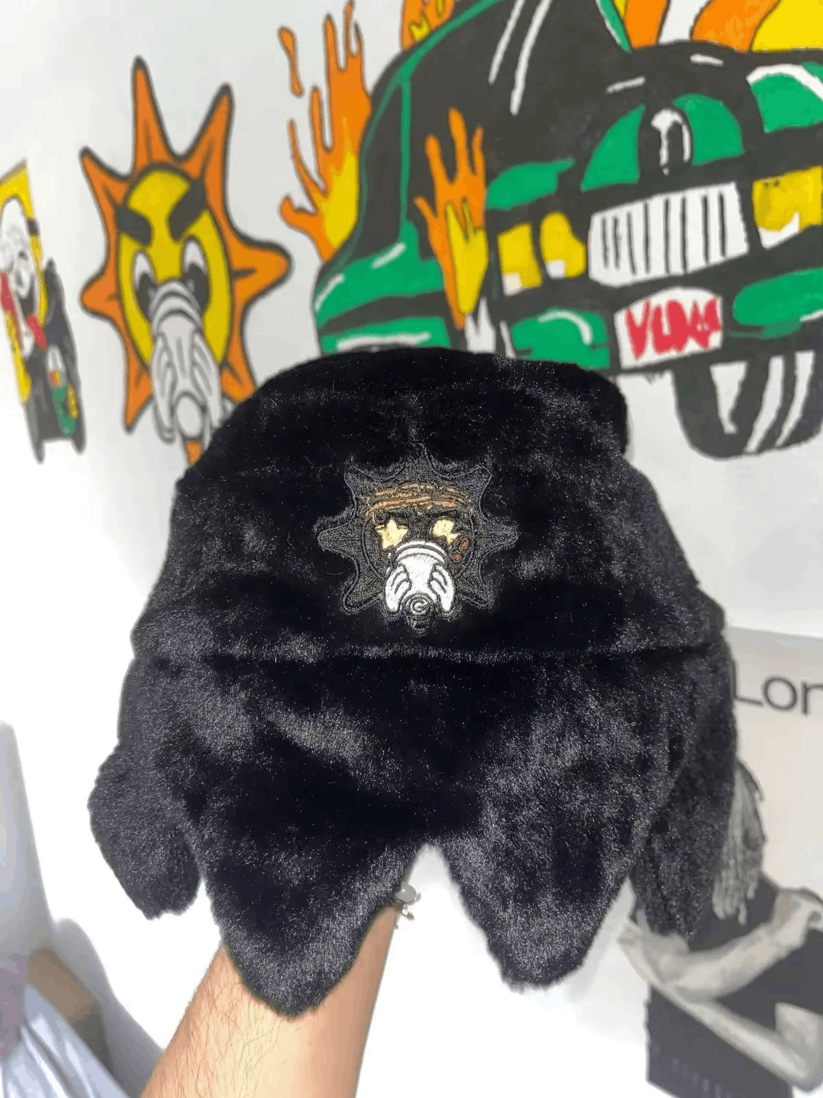 Japanese Brand Black Cotton Bucket Hat Unisex Size ONE SIZE - 5 Thumbnail