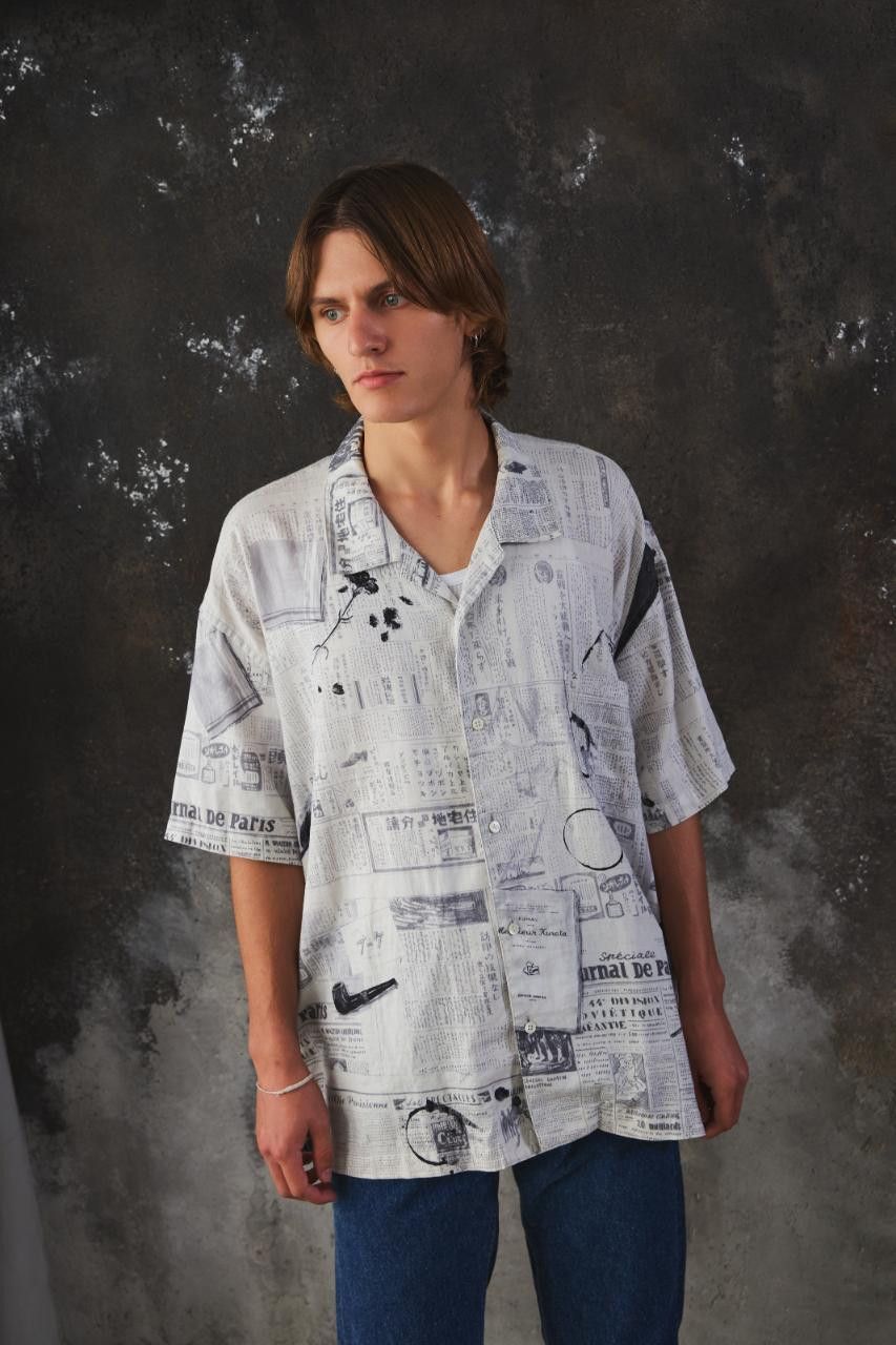 Porter Classic MONSIEUR KURATA COTTON LINEN SHIRT