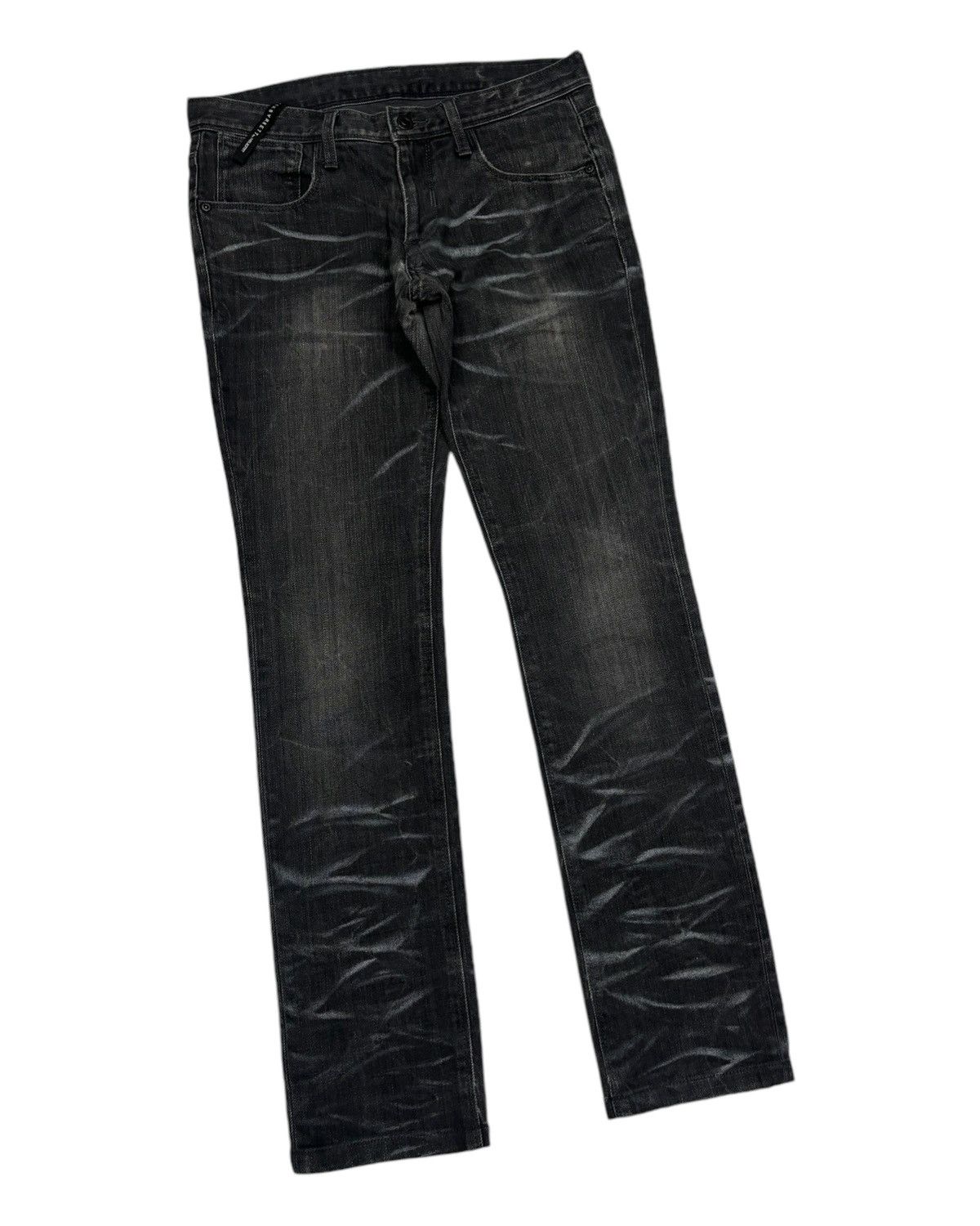 Neil Barrett SS2014🔥BLACK BARRETT WHISKERS DENIM BY NEIL BARRETT JEANS Size US 30 / EU 46 - 3 Thumbnail
