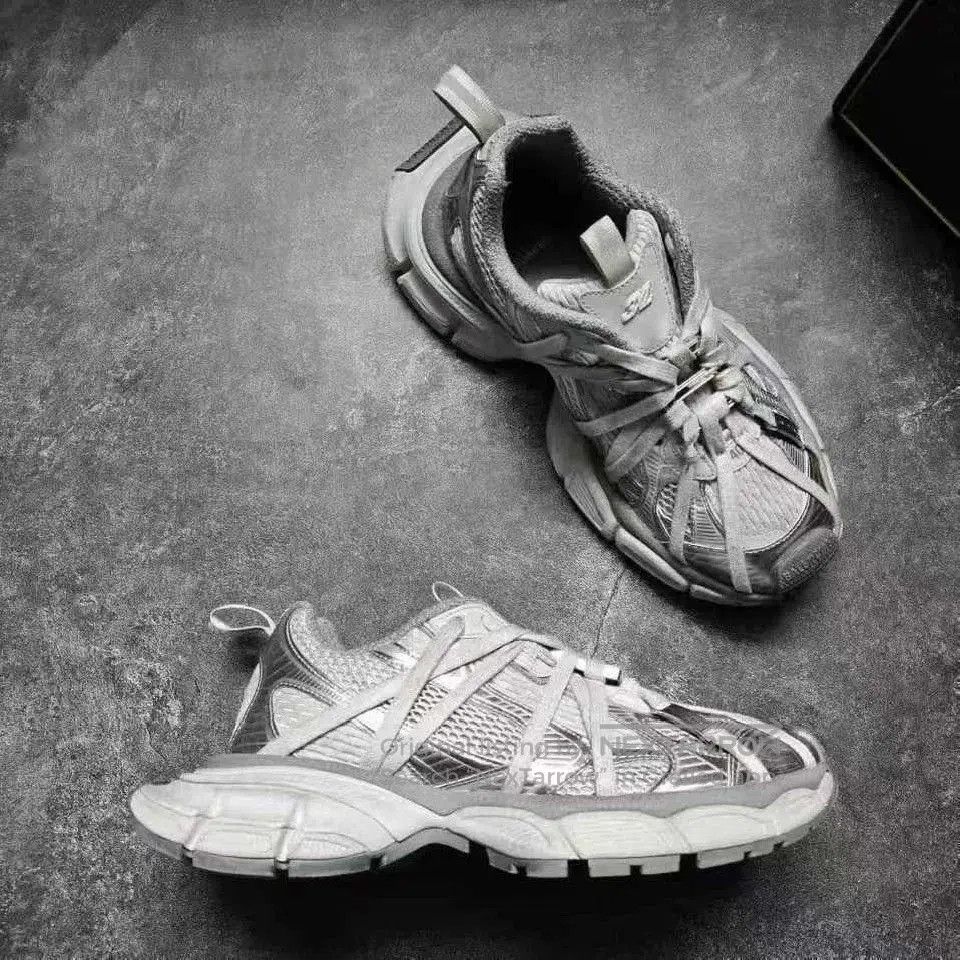 Balenciaga balenciaga 3xl gray sneaker with metal buckle. Size US 9 / EU 42 - 6 Thumbnail