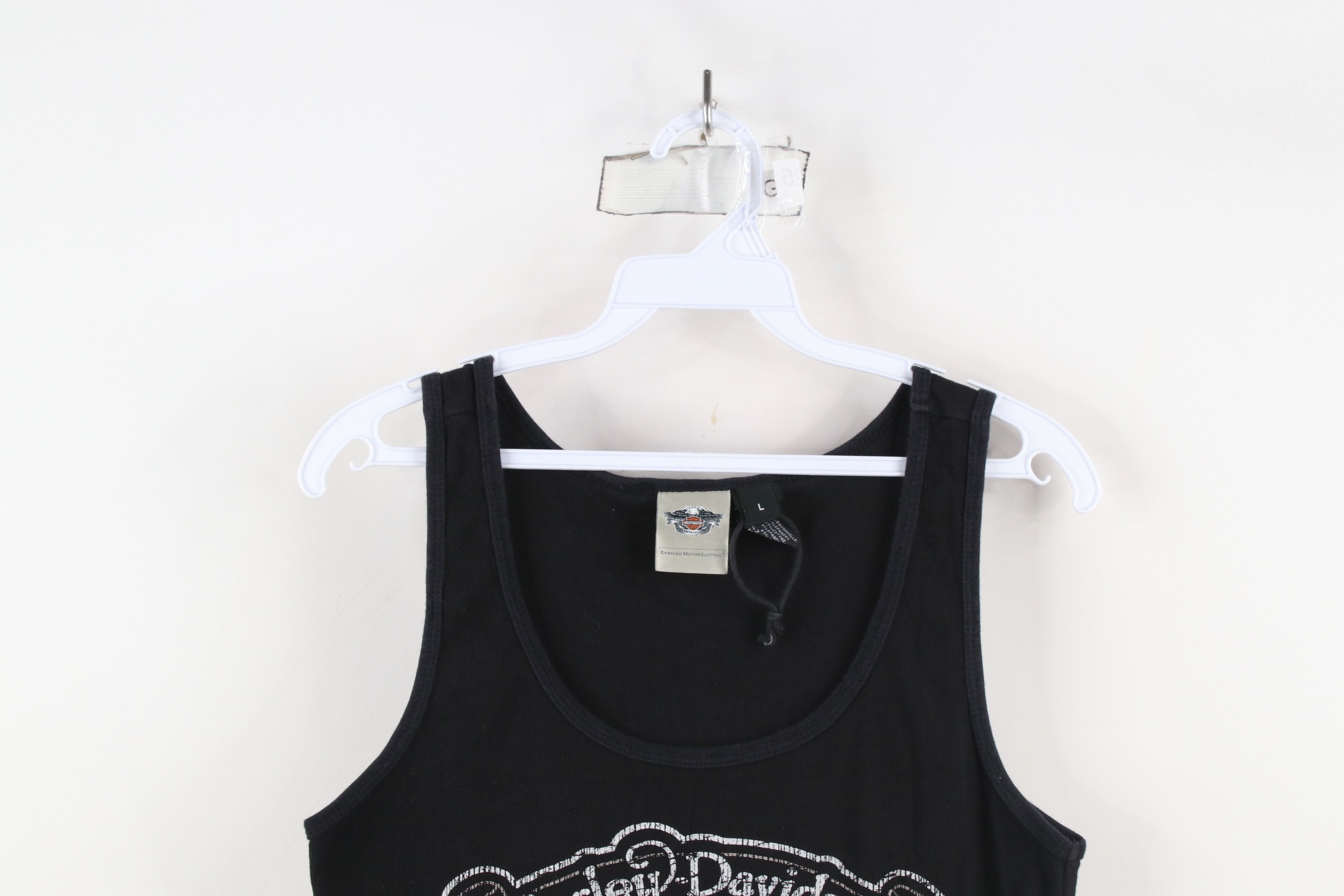 Harley Davidson × Vintage Deadstock Vintage Y2K Harley Davidson Tank Top T-Shirt USA Size L / US 10 / IT 46 - 2 Thumbnail