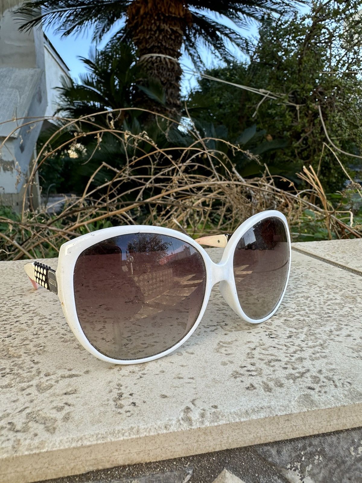 Missoni Missoni Sunglasses White Vintage Size ONE SIZE - 2 Thumbnail