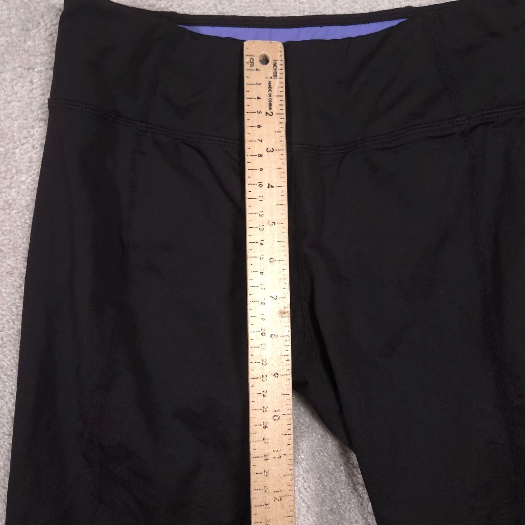 Calvin Klein Calvin Klein Performance Capri Leggings Womens M Black Quick Dry Colorblock Capris Activewear Slim Yoga Running Gym Training Size 32" / US 10 / IT 46 - 7 Thumbnail