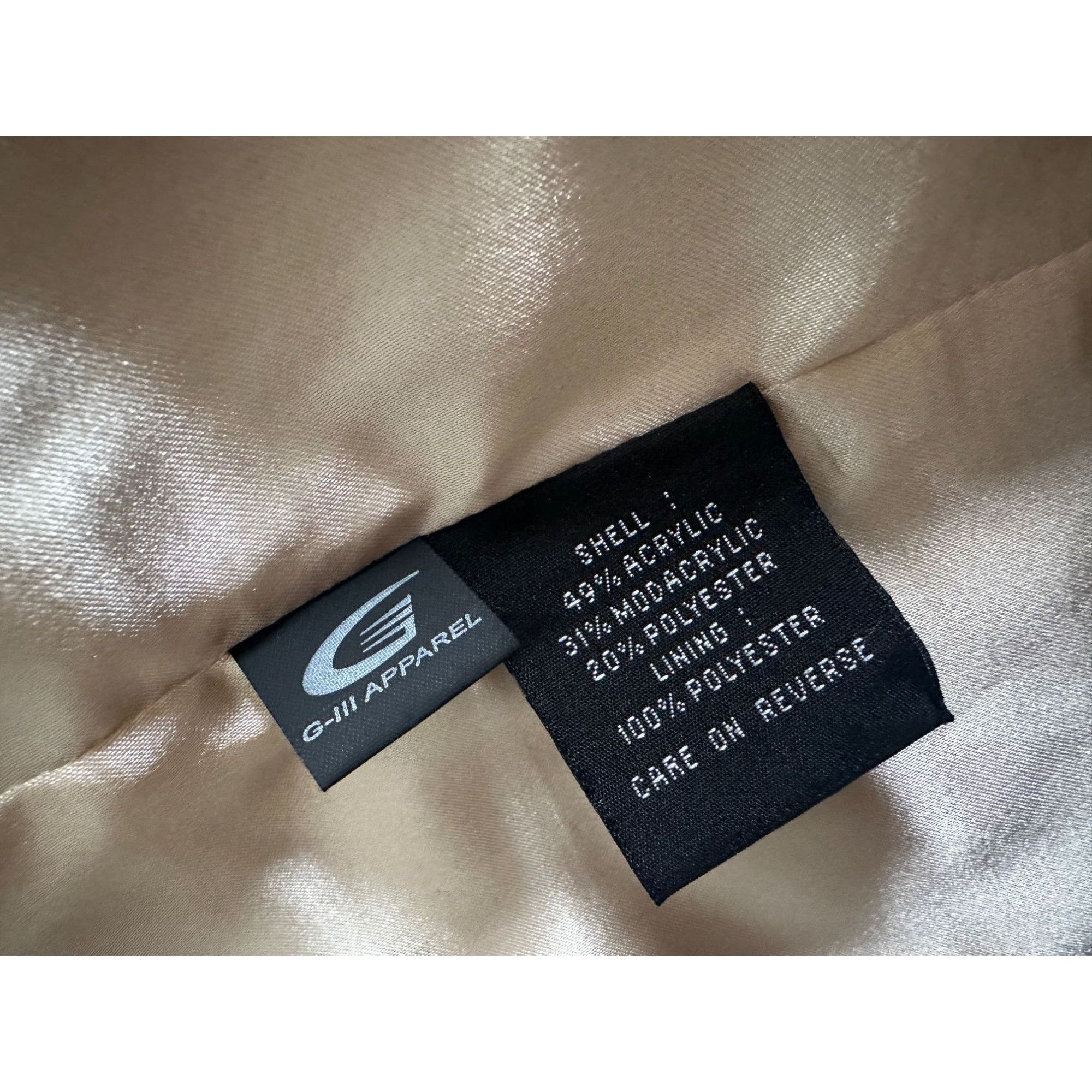 Black Rivet Cream Black Rivet formal festival Jacket Faux fur cream jack Size L / US 10 / IT 46 - 4 Thumbnail