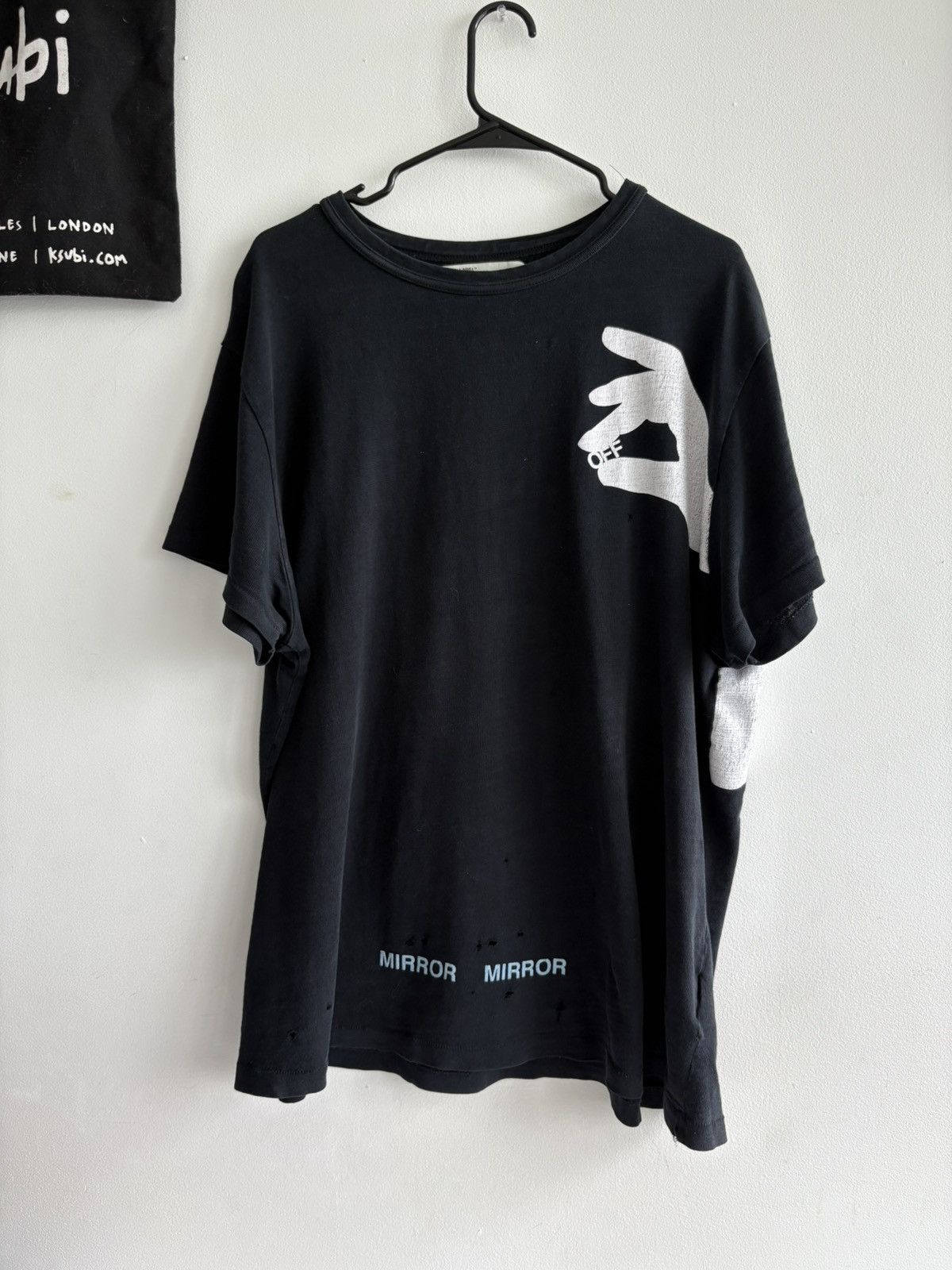 Off-White Off White “Mirror Mirror” Tee Size US L / EU 52-54 / 3 - 1 Thumbnail