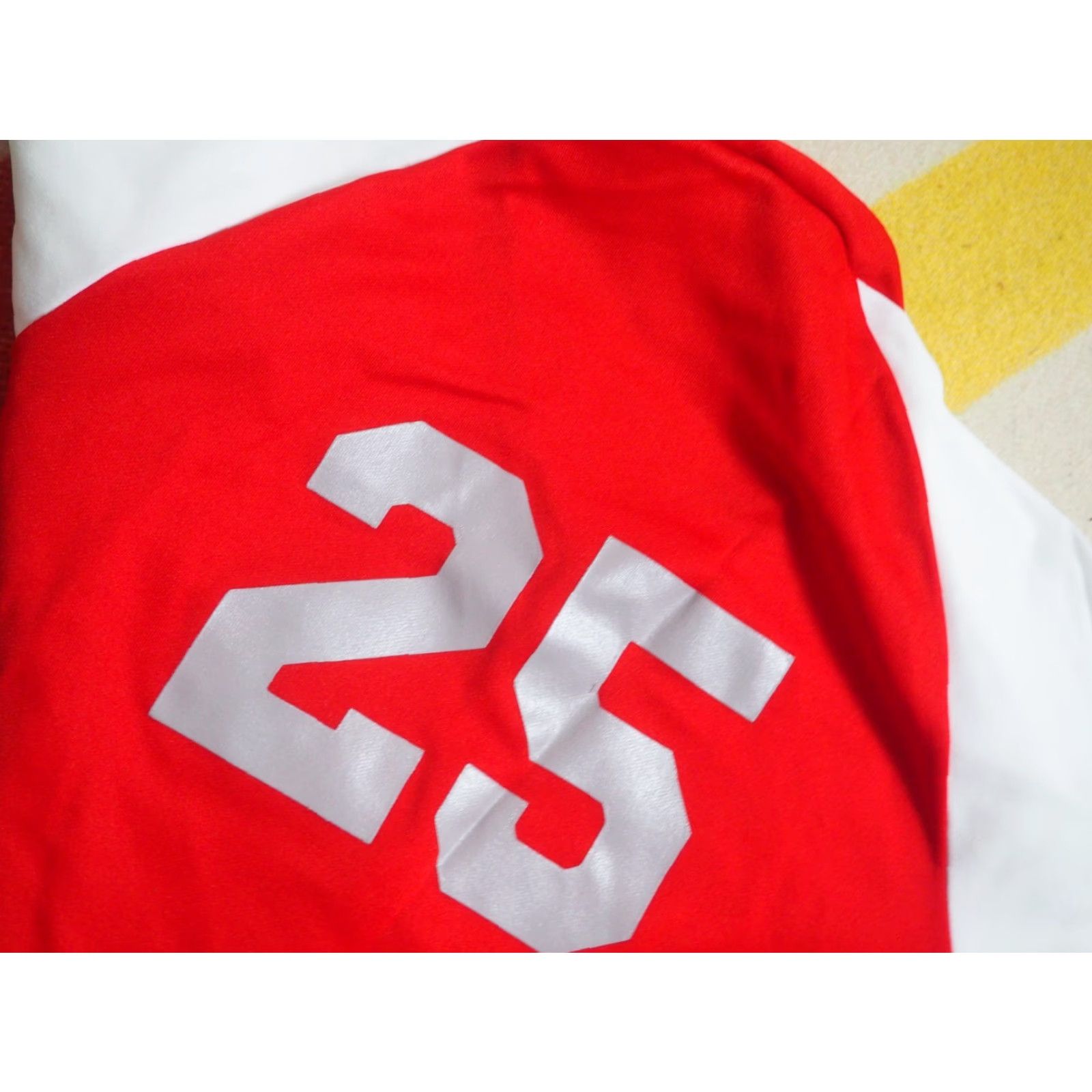 Champion VTG Champion Jersey Red White Bar 70s 80s Baseball Shirt Mens L 20" Pit to Pit 28" Length Size US L / EU 52-54 / 3 - 4 Thumbnail