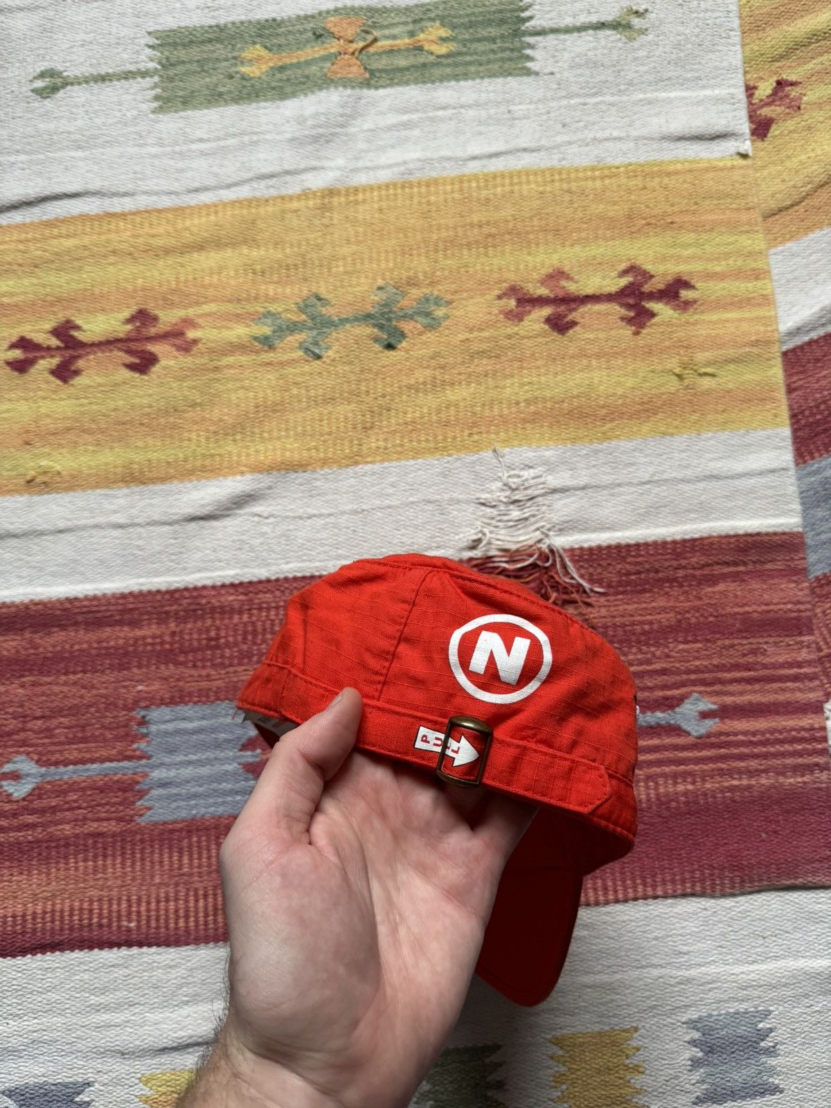 Vintage Vintage 90-00’s Ferrari Formula 1 Red Racing Hat Size ONE SIZE - 6 Thumbnail