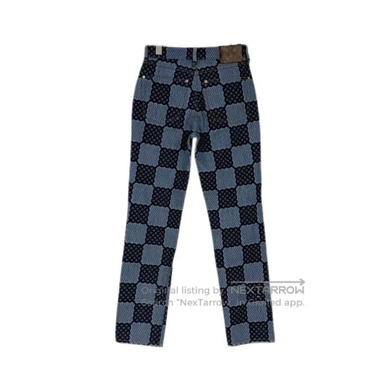 Louis Vuitton Louis Vuitton Washed blue checkerboard presbyopic leather Size US 36 / EU 52 - 2 Thumbnail