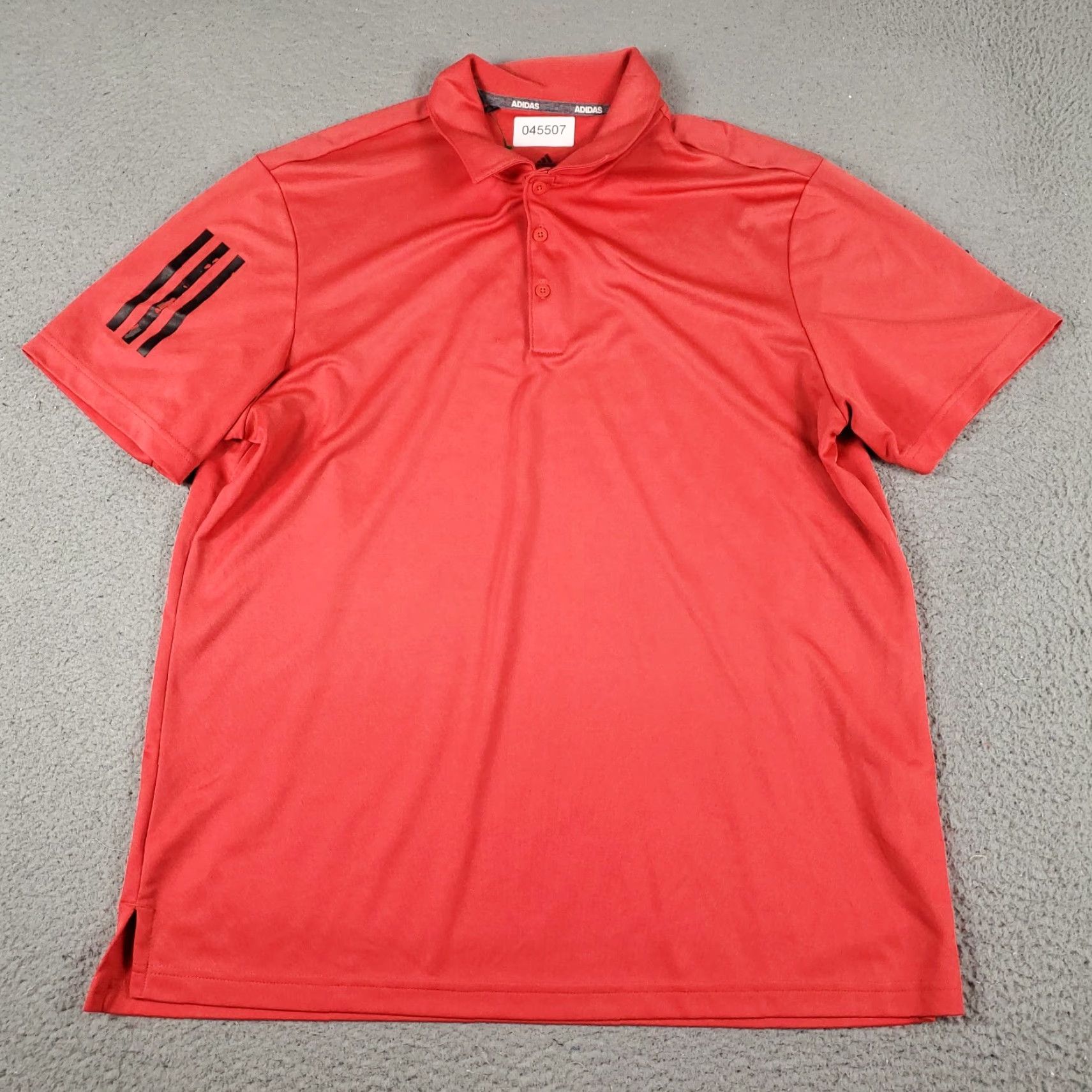 Adidas Adidas Polo Shirt Mens Size Large Red/Pink Golf Casual Short Sleeve Size US L / EU 52-54 / 3 - 2 Thumbnail