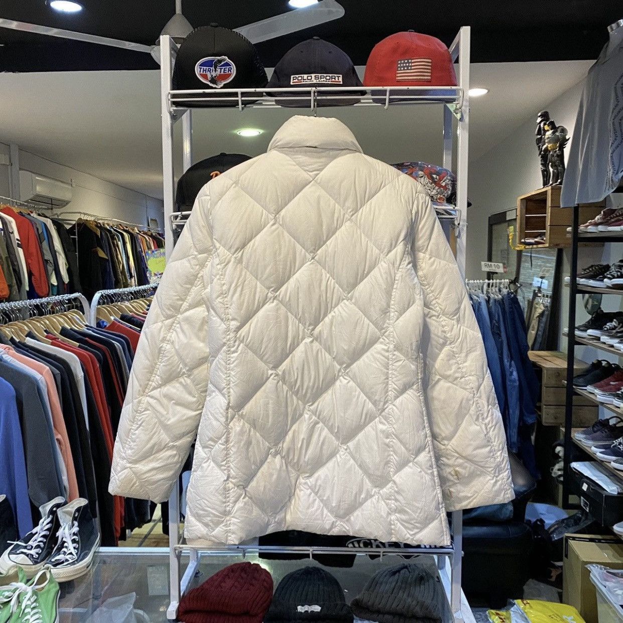 Burberry Burberry Brit White Diamond Quilted Jacket Classic Puffer Size US S / EU 44-46 / 1 - 2 Thumbnail