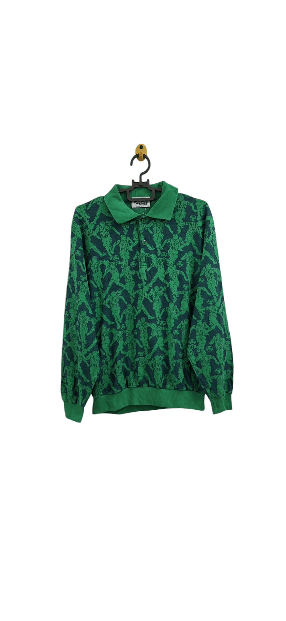 Missoni Rare Vintage Missoni Sport Fullprint Half Button Sweatshirt Size US XS / EU 42 / 0 - 1 Thumbnail