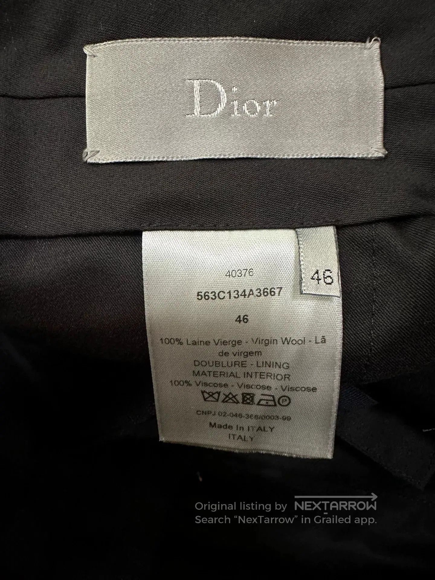 Dior Dior Homme 15SS Striped Wool Suit. Size US M / EU 48-50 / 2 - 9 Thumbnail