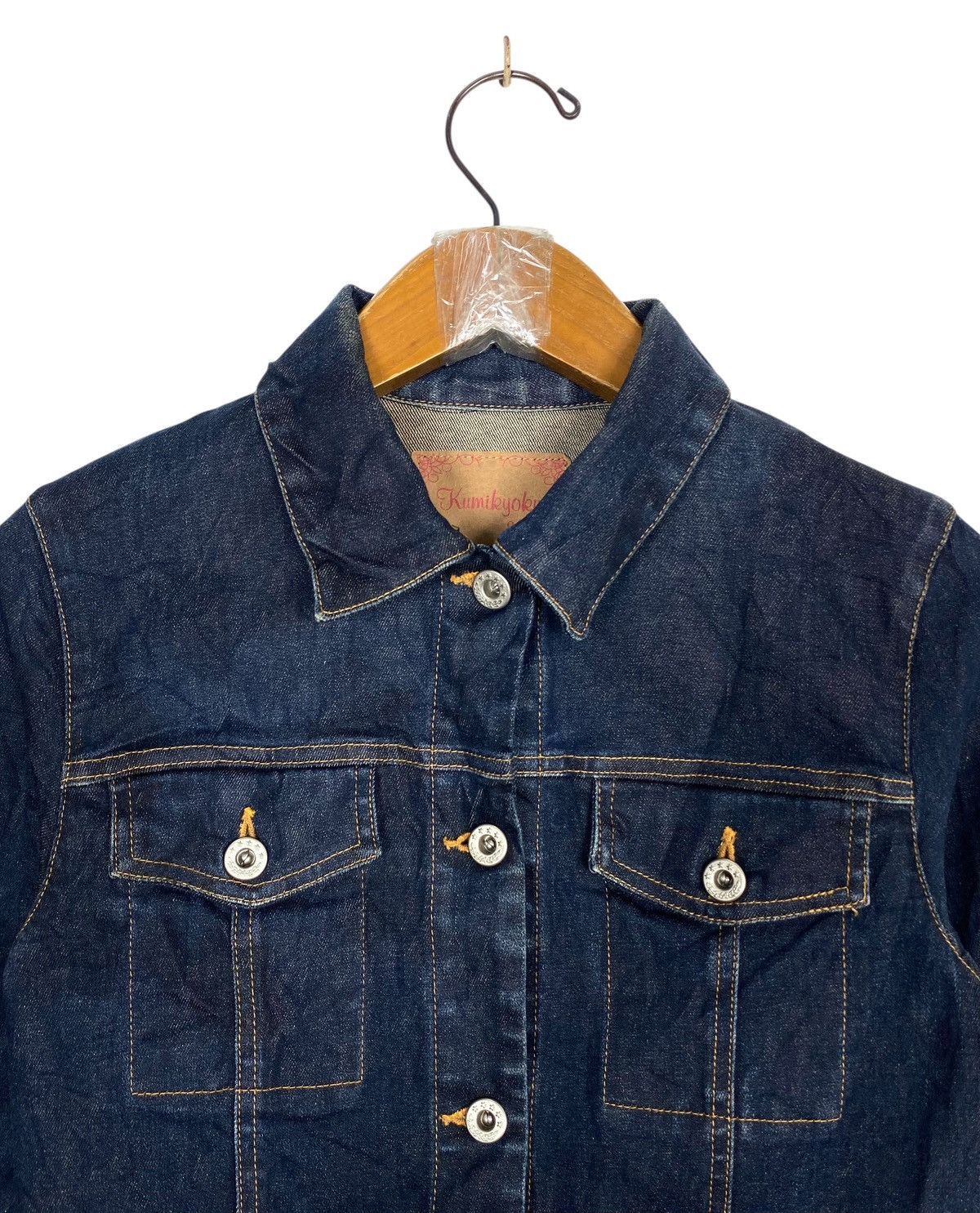 Japanese Brand Rare‼️ Kumikyoku 2000 Denim Jacket Made in Japan Size XS / US 0-2 / IT 36-38 - 5 Thumbnail