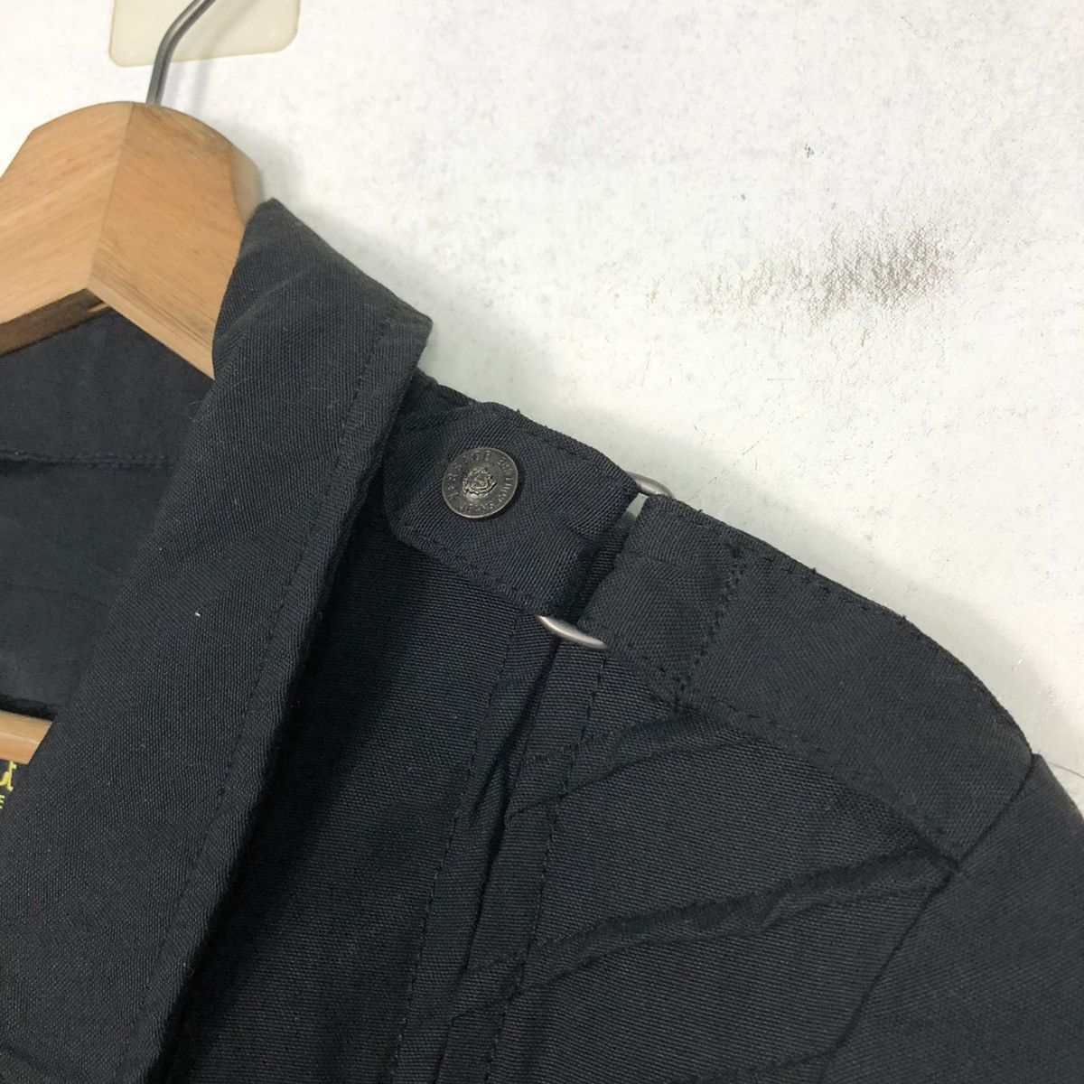 Versace Jeans Couture 🔥RICH BLACK CROPPED BIKER JACKET BONDAGE DESIGN VERSACE Size US M / EU 48-50 / 2 - 24 Thumbnail