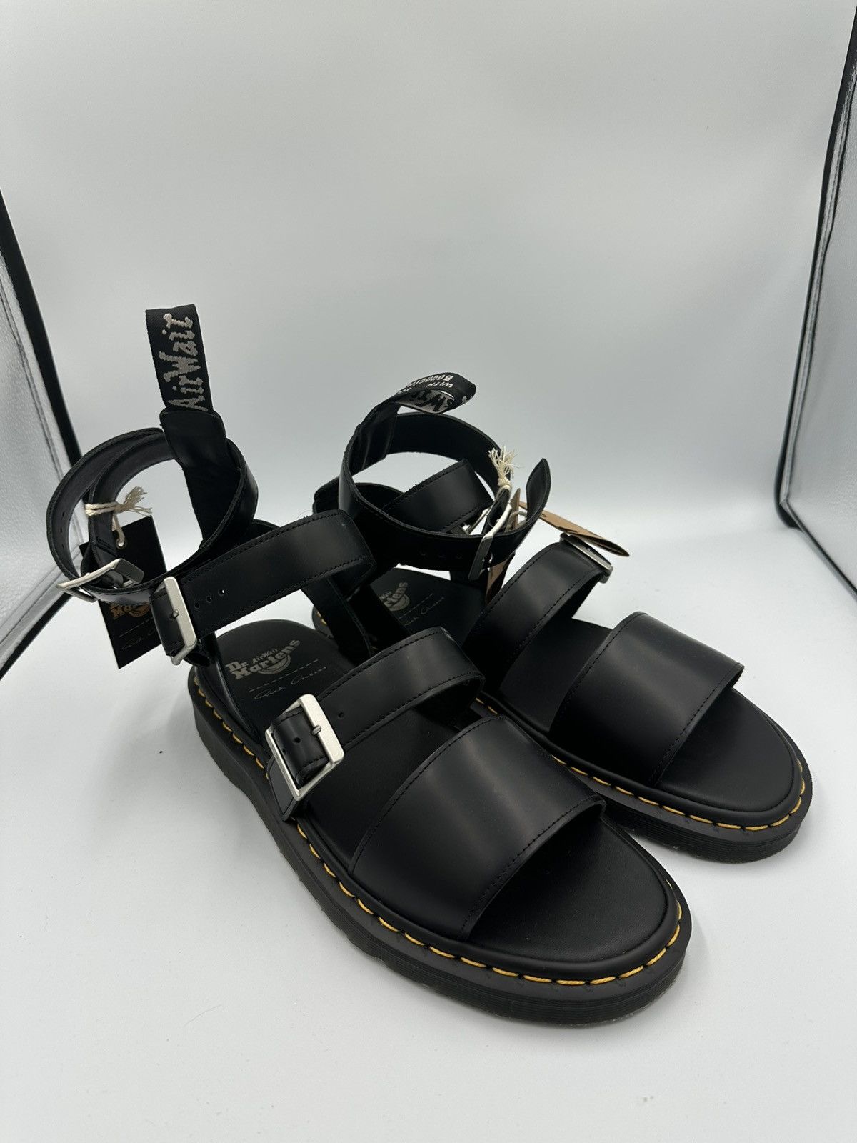 Rick Owens DRKSHDW X Doc Marten Gladiator Sandal