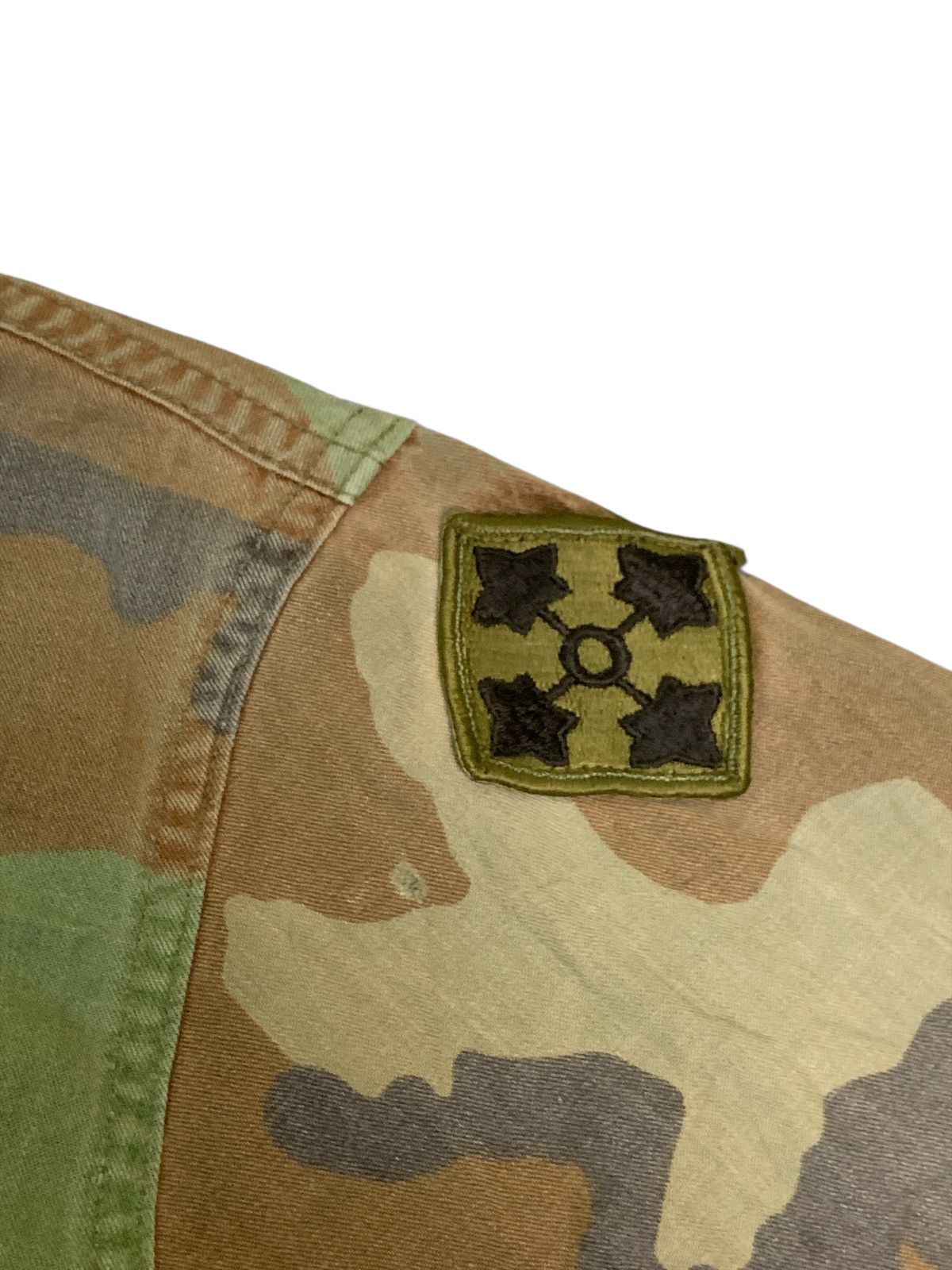 Other Rare Design Vintage U.S. Army (BDU) Woodland Camo Shirt Size L / US 10 / IT 46 - 6 Thumbnail