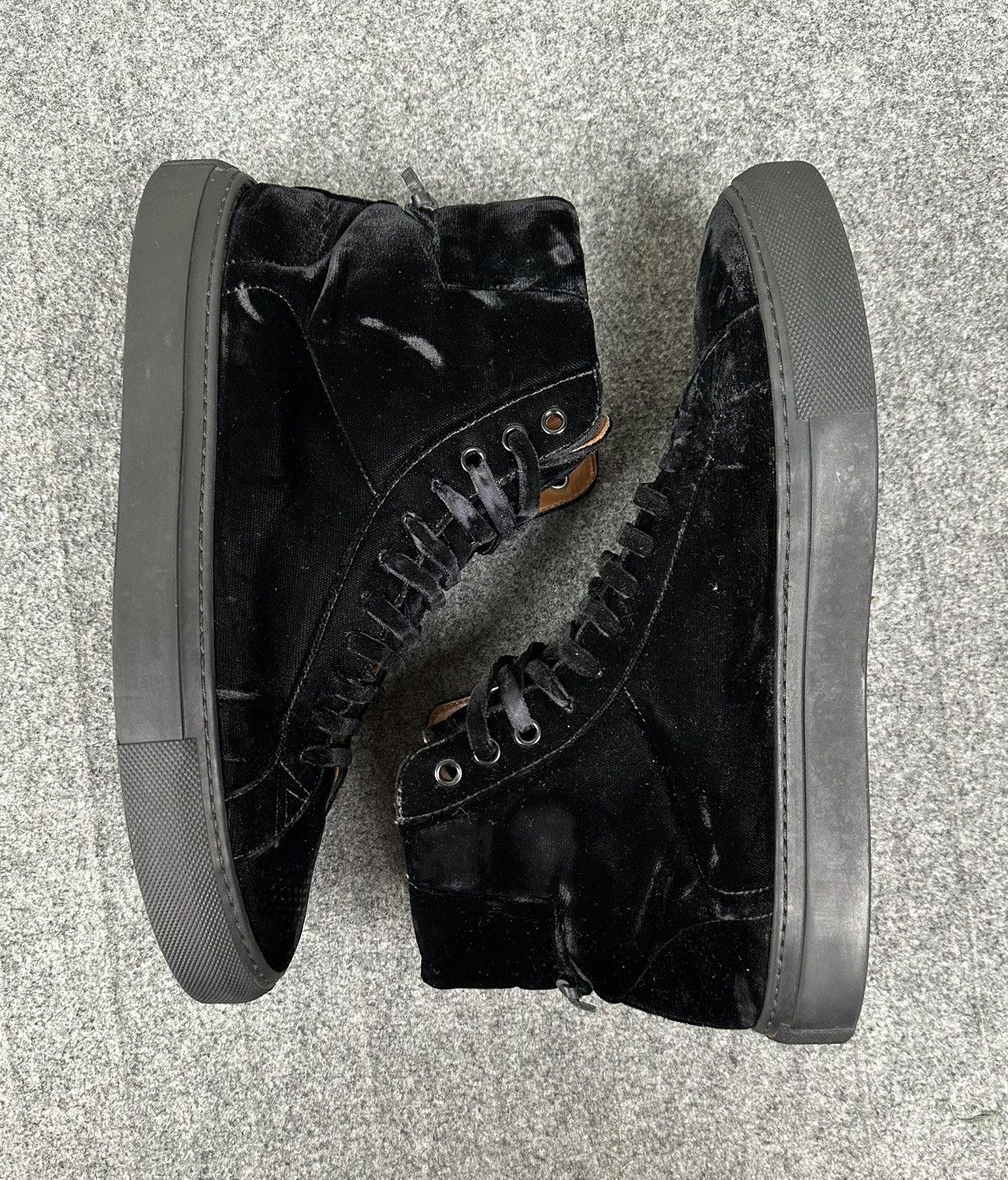 Givenchy Givenchy - Riccardo Tisci 2017 - Hi-Top Ubran Knot Velvet Size US 8.5 / EU 41-42 - 4 Thumbnail