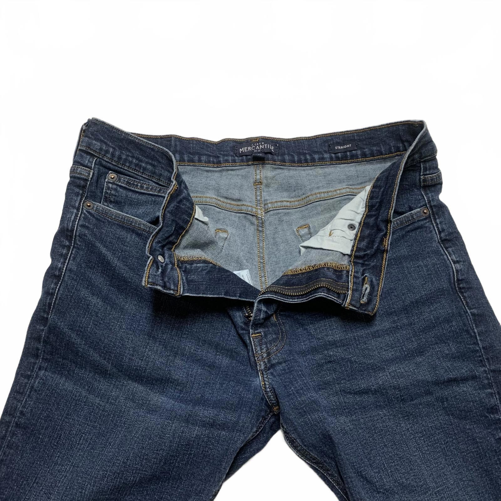 J.Crew J.Crew Mercantile 34x32 Dark Blue Denim Cutoff Shorts Size US 34 / EU 50 - 3 Thumbnail