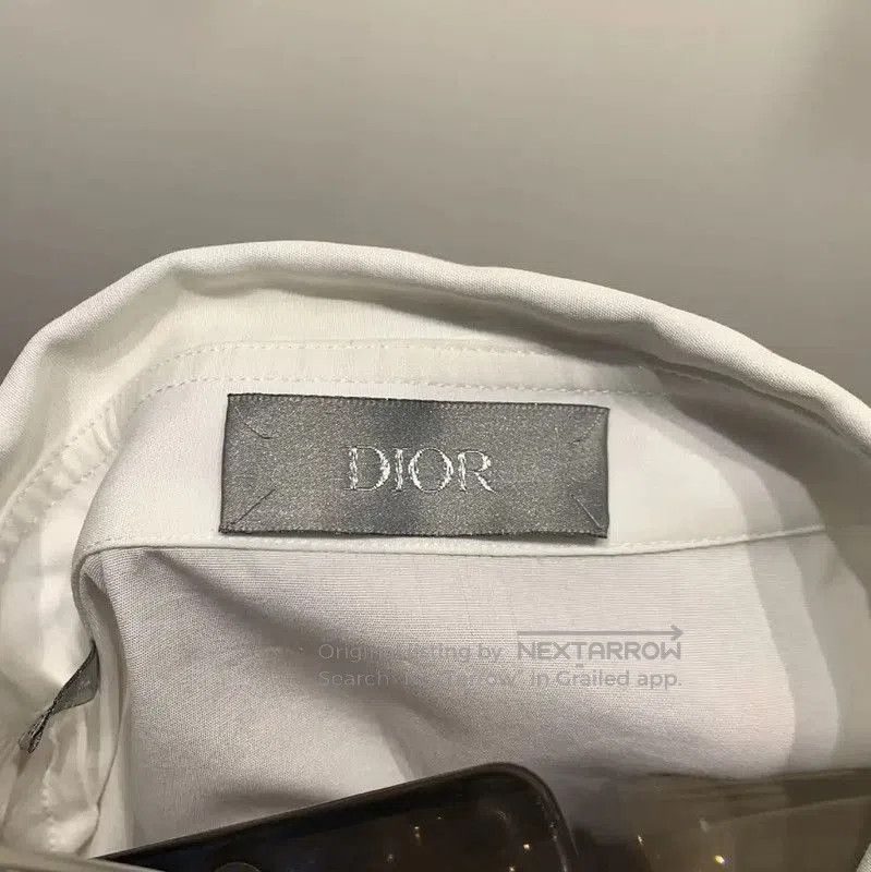 Dior Dior White Cotton Long Sleeve Shirt for Men . Size US M / EU 48-50 / 2 - 2 Thumbnail