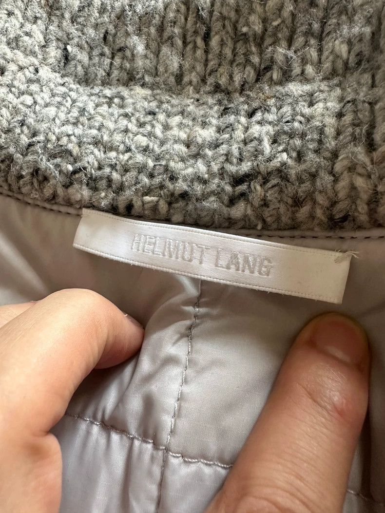 Helmut Lang Helmut Lang size MHeavy coat with hole in wool coat -DMC Size US M / EU 48-50 / 2 - 8 Thumbnail