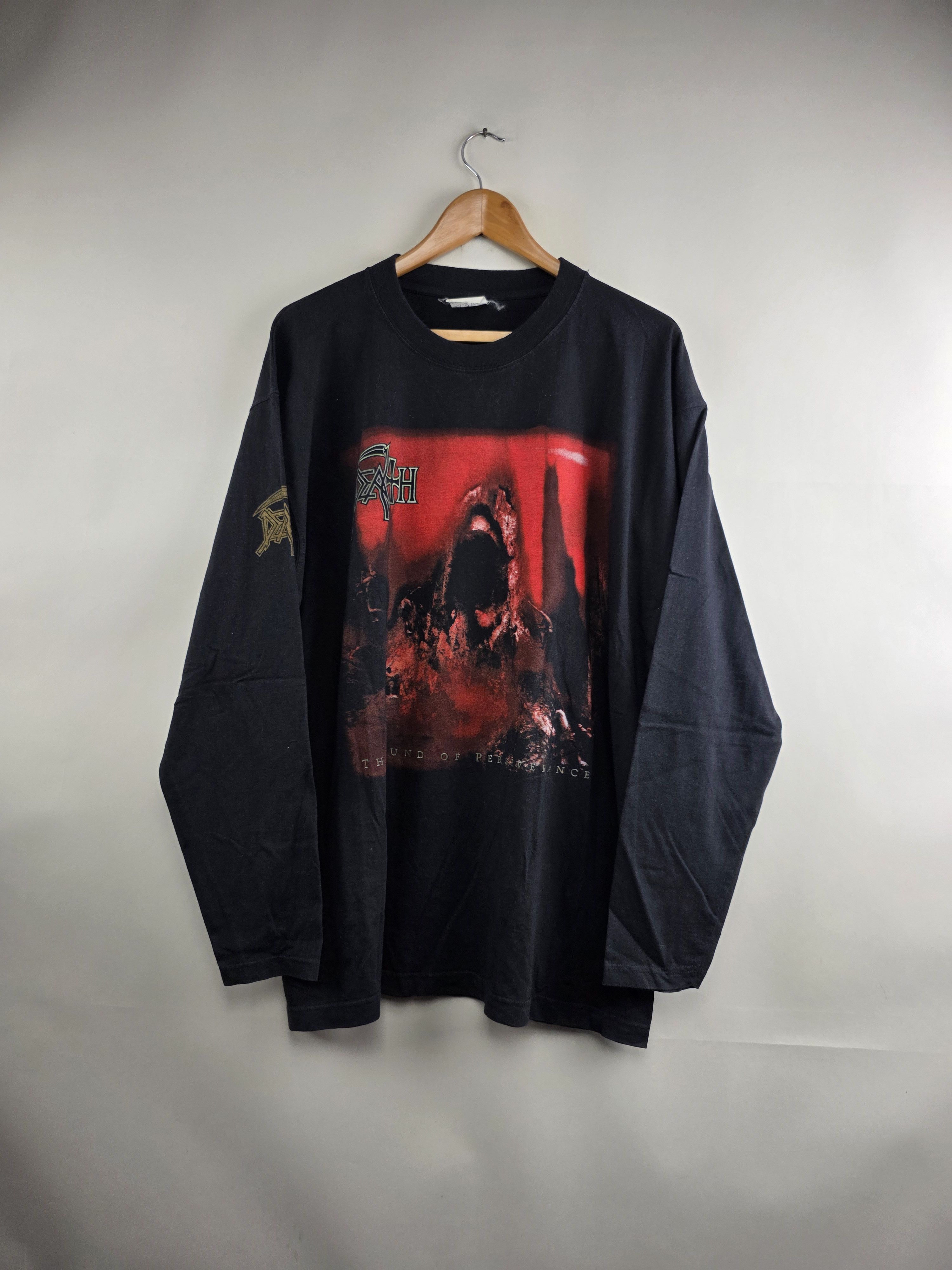 Band Tees × Vintage 1998 Death The sound of perseverance Long-sleeve XL Size US XL / EU 56 / 4 - 1 Thumbnail