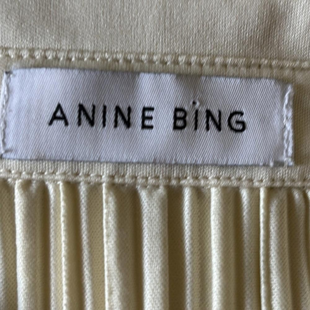 Anine Bing Anine Bing Nuri Shirt in Buttercream Size XS/TP Size XS / US 0-2 / IT 36-38 - 8 Thumbnail
