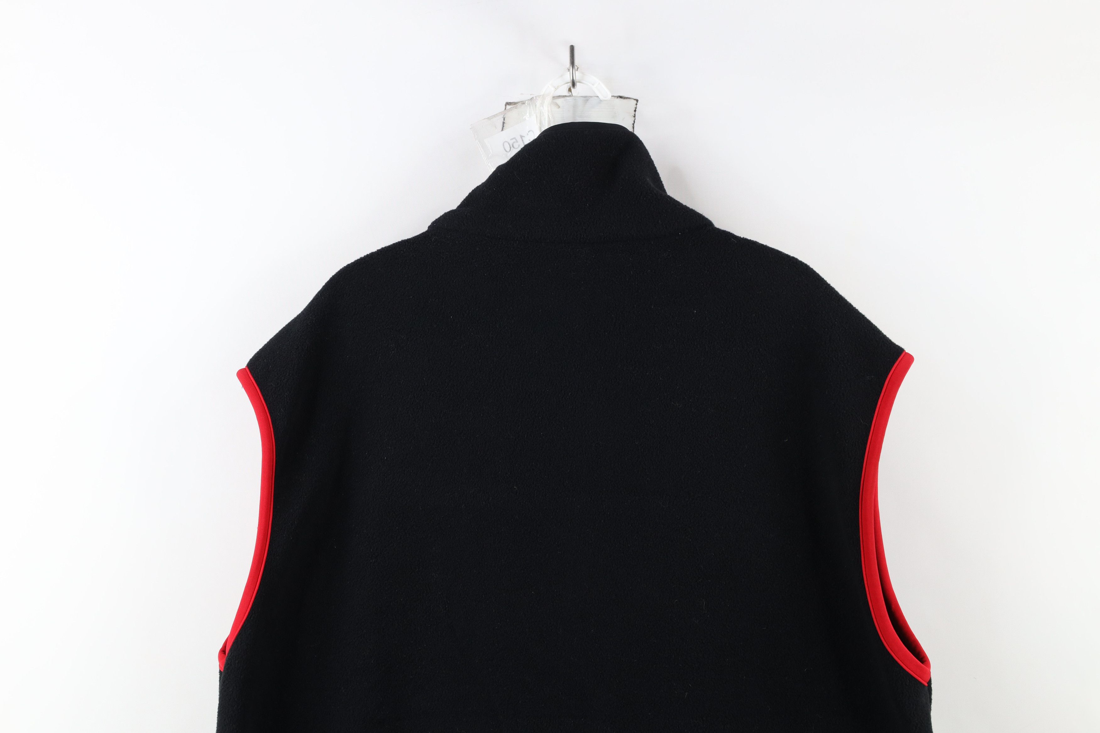 Marlboro × Vintage Vintage 90s Marlboro Full Zip Fleece Vest Jacket Black Size US L / EU 52-54 / 3 - 9 Thumbnail