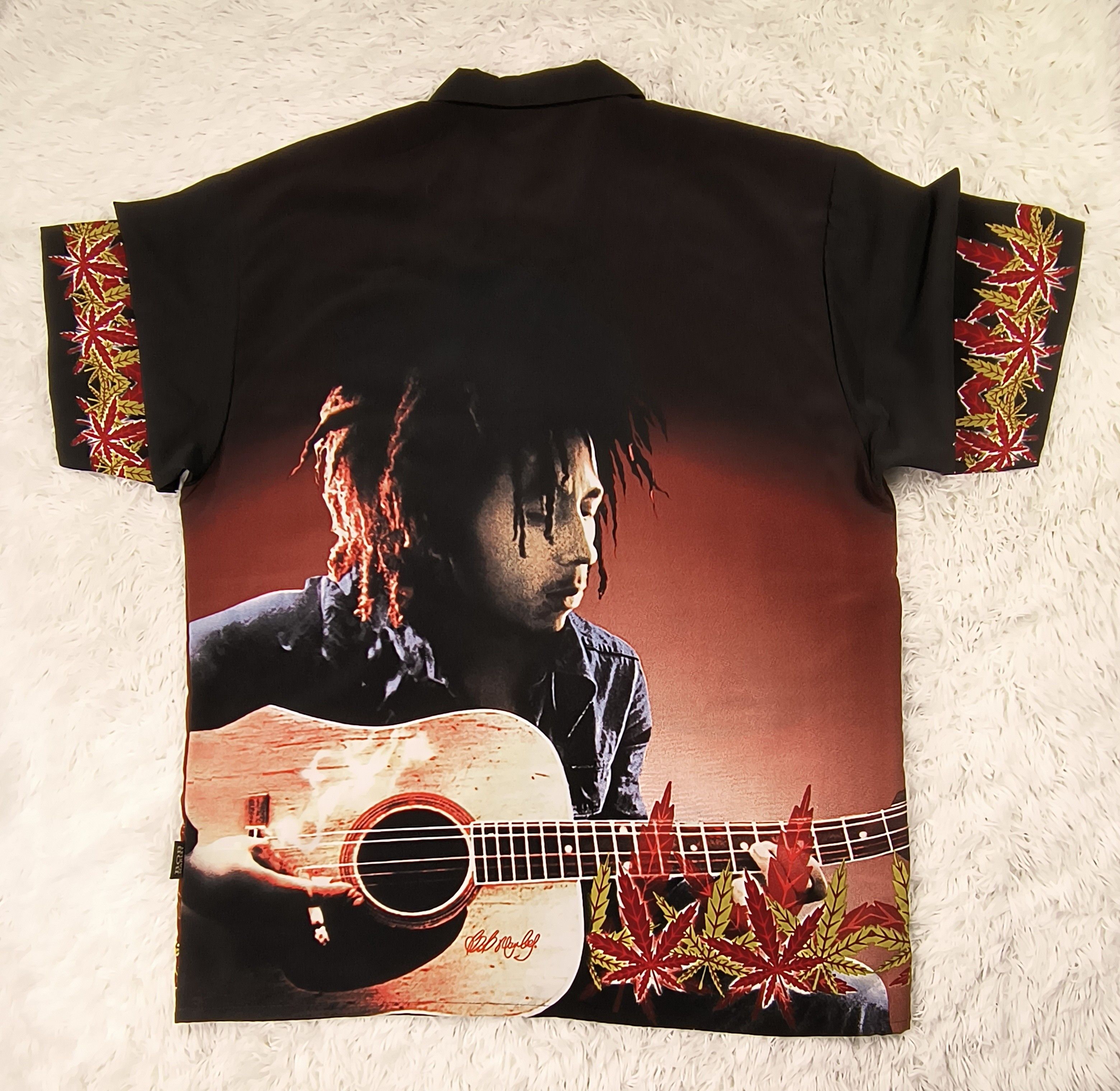 Bob Marley Vintage Bob Marley song of freedom 90s button up shirt Size US XL / EU 56 / 4 - 7 Thumbnail
