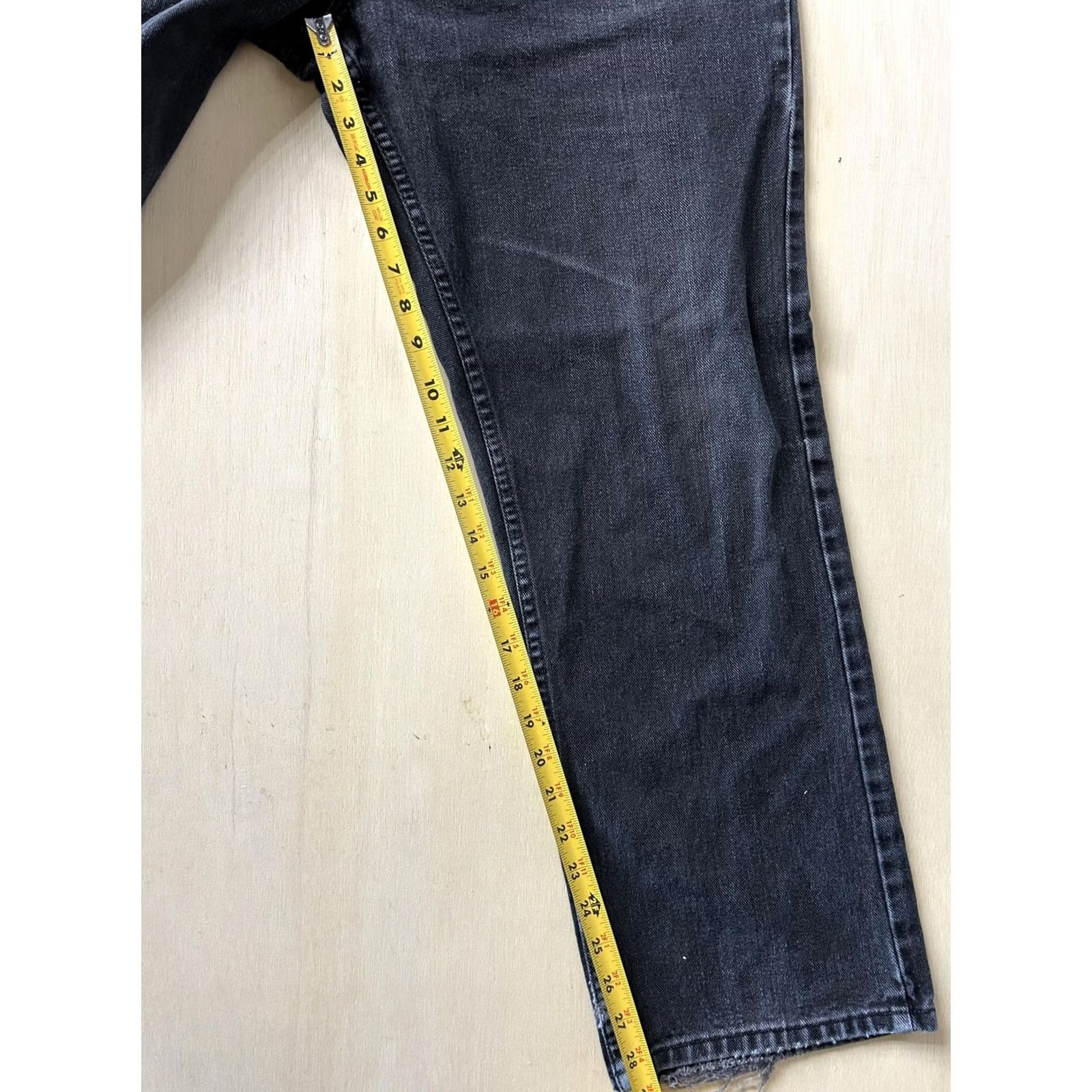 Wrangler Wrangler Jeans Mens Gray Denim Straight Leg Charcoal Wash Casual Pants Size US 40 / EU 56 - 6 Thumbnail