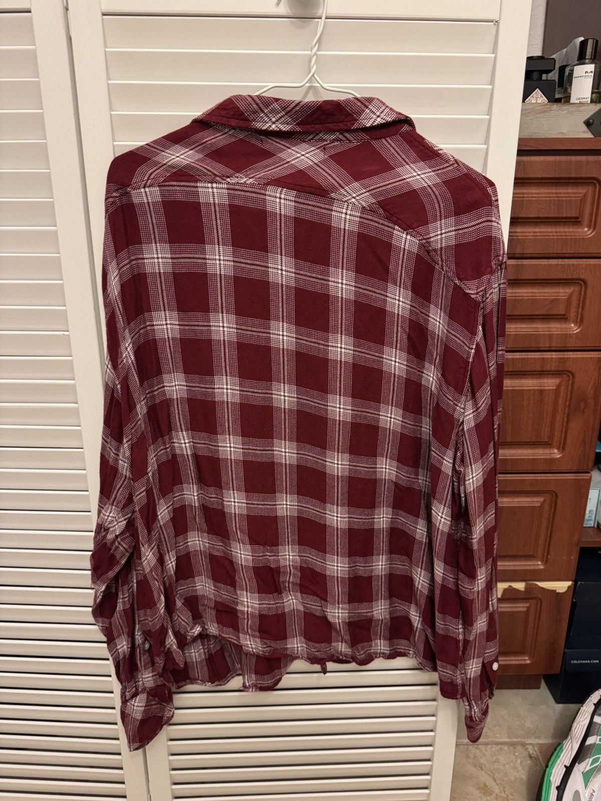 Saks Fifth Avenue Saks Fifth Avenue rayon viscose shirt flannel Size US XXL / EU 58 / 5 - 2 Thumbnail